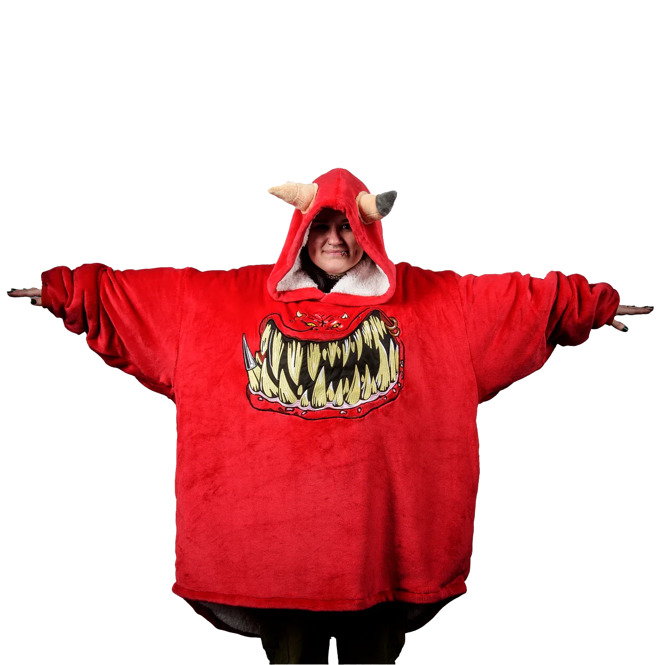 Warhammer 40,000: Red Squig Hooded Blanket