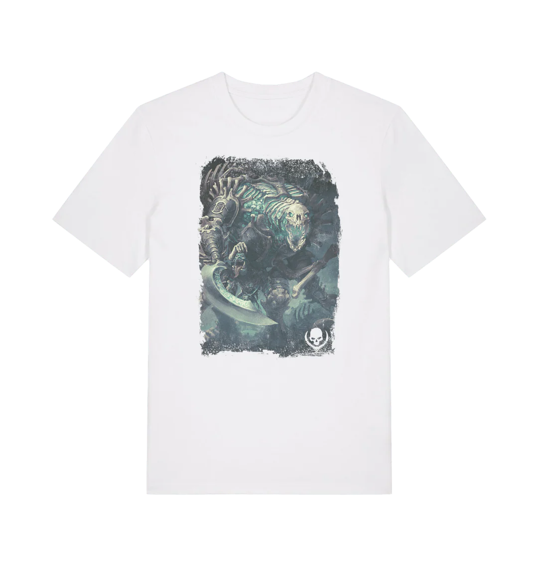 Ossiarch Bonereapers "Gothizzar Harvester" White T Shirt