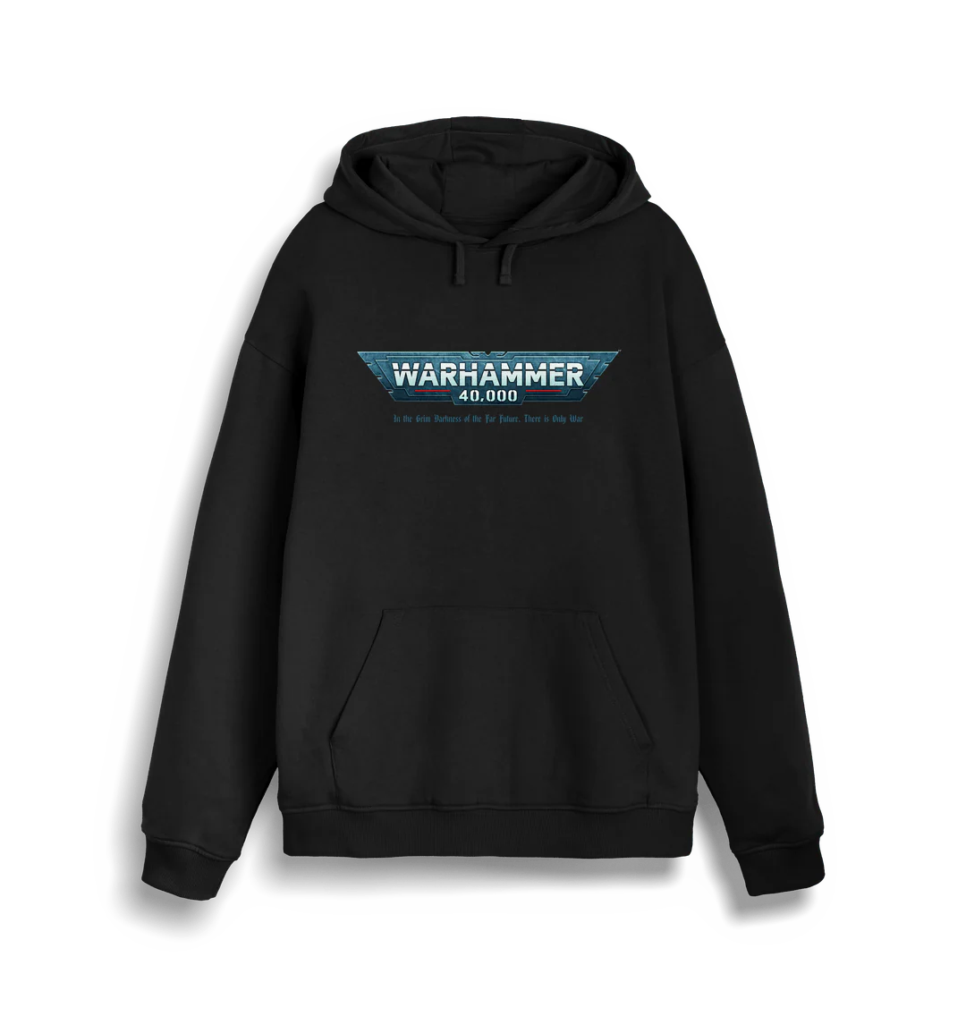 12284-black-xl-black-xl-variation-1.webp Premium Warhammer 40,000 Logo Hoodie