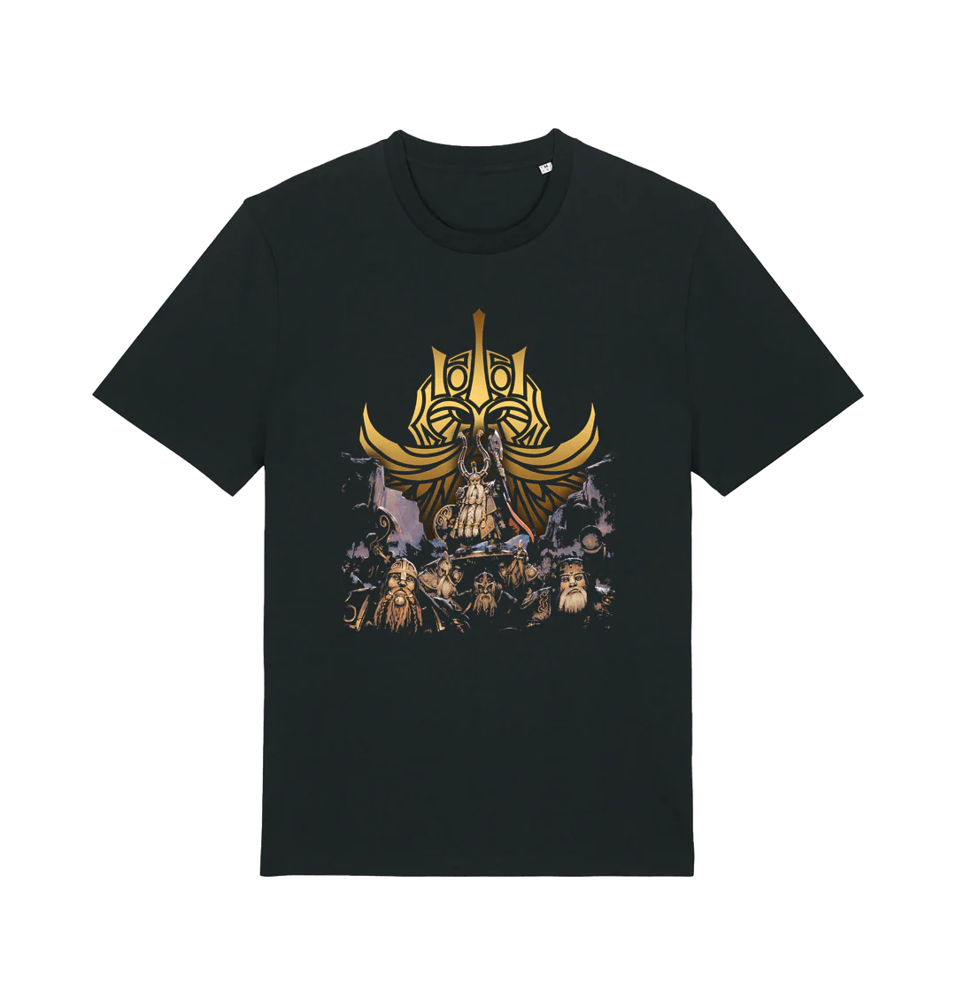 Premium Warhammer The Old World Dwarfen Mountain Holds Collage T Shirt