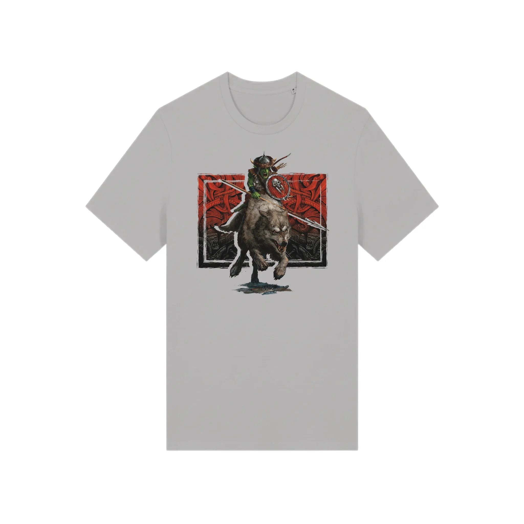 Premium Warhammer The Old World Orc & Goblin Tribes Wolf Rider T-Shirt
