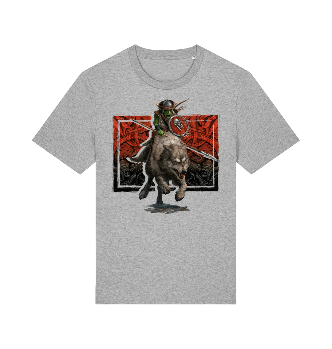 Premium Warhammer The Old World Orc & Goblin Tribes Wolf Rider T-Shirt