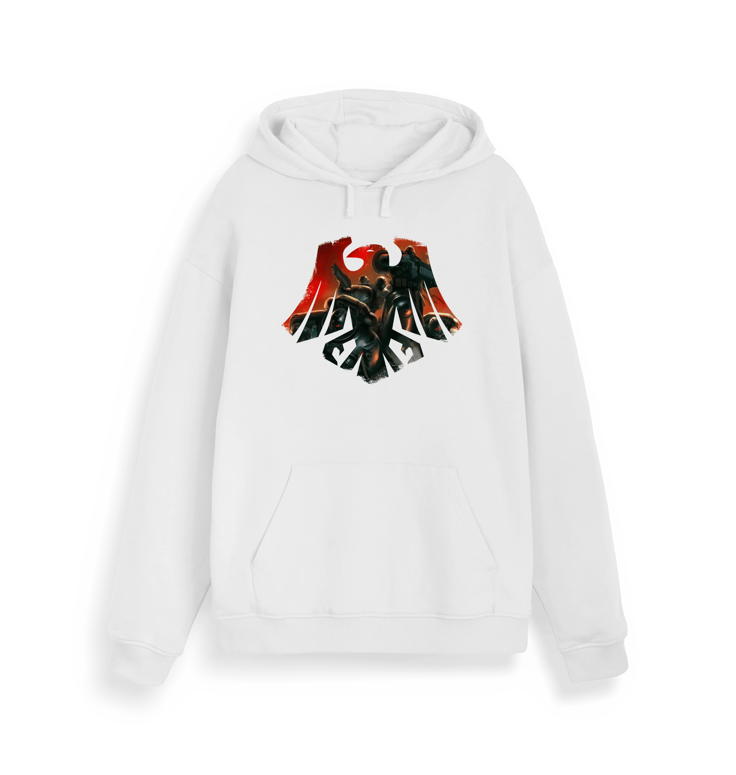 Raven Guard White Hoodie