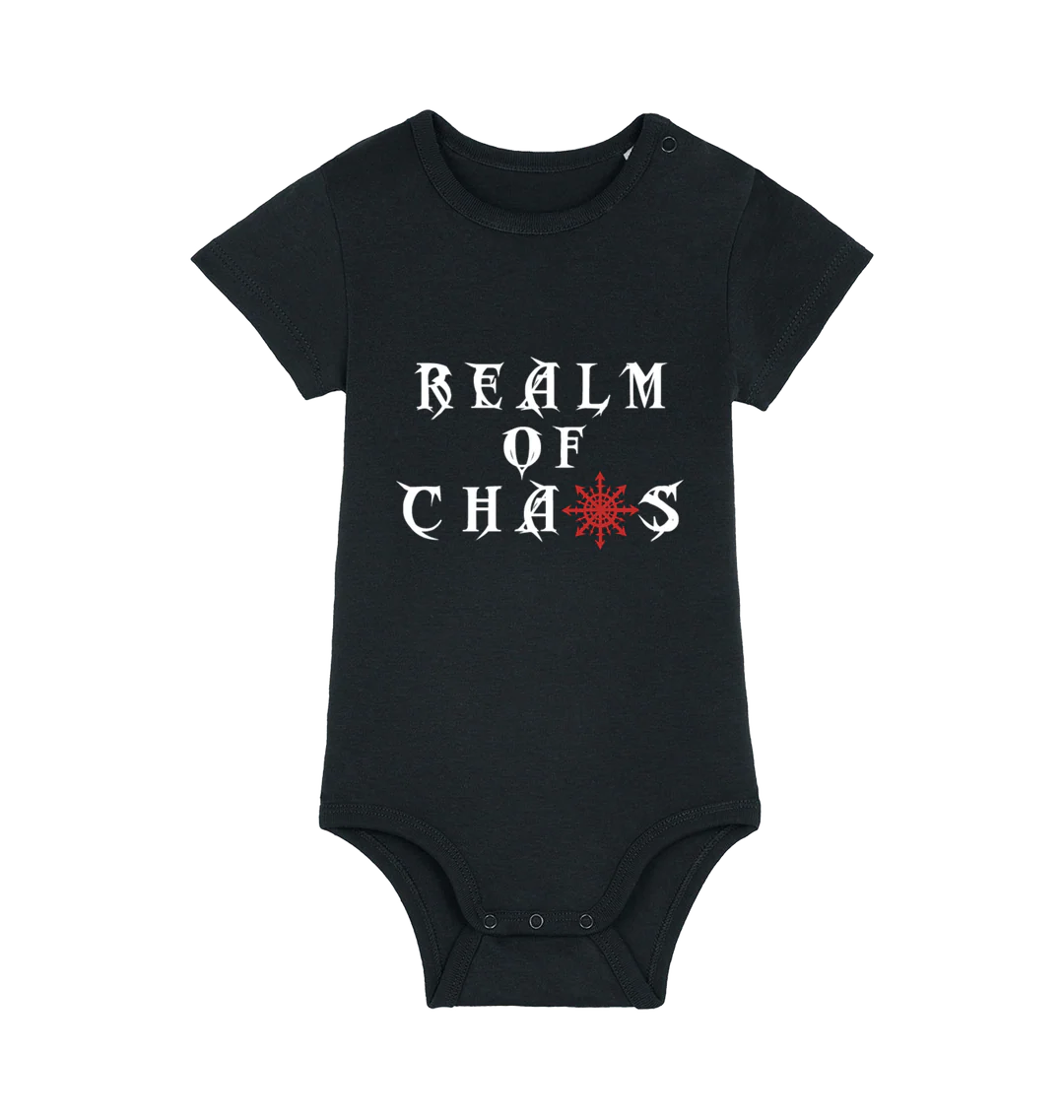 Realm of Chaos Black Baby Bodysuit