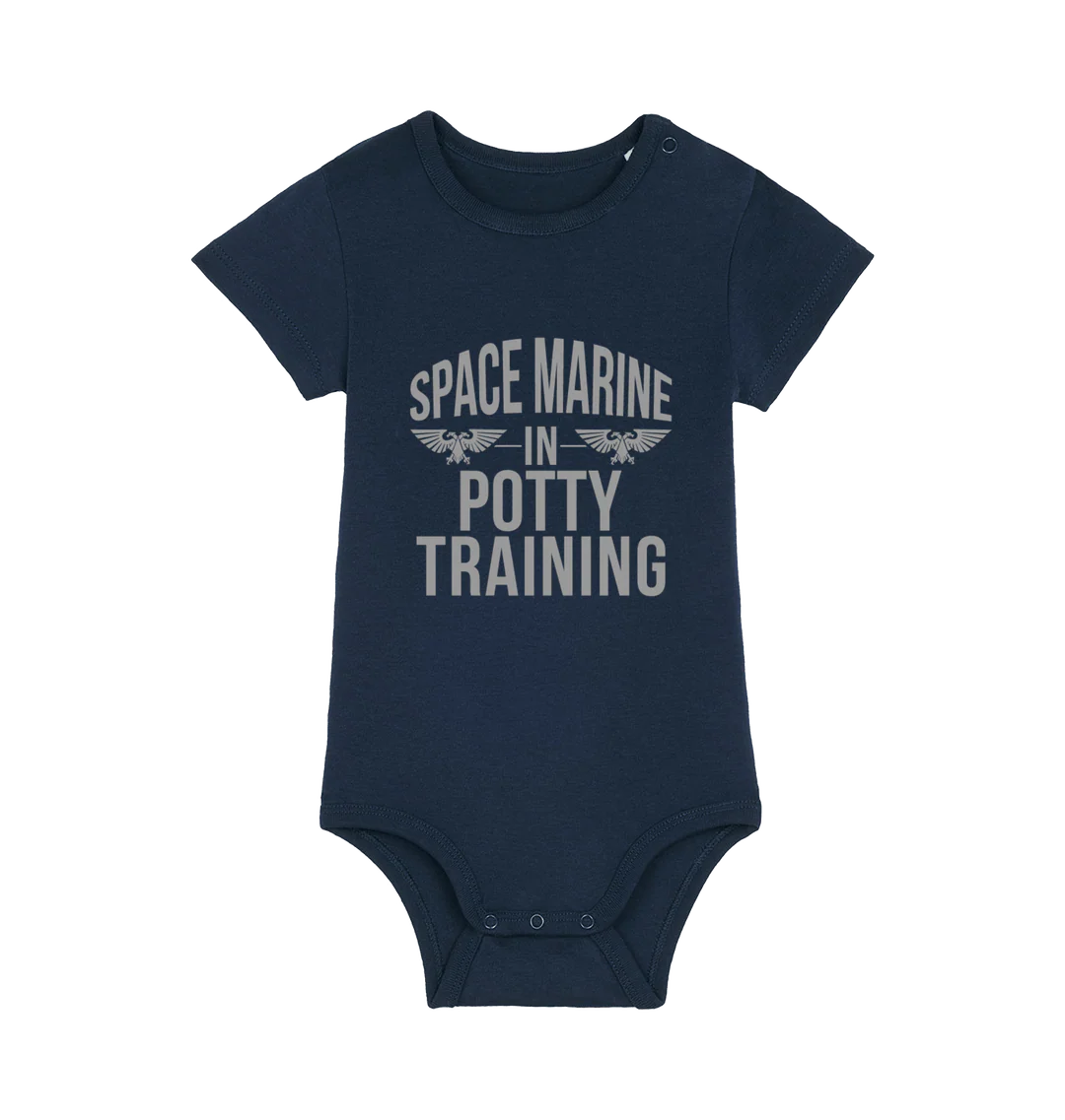 14215-space-marine-in-potty-training-v2-organic-baby-bodysuit-1.webp Space Marine In Potty Training V2 Organic Baby Bodysuit