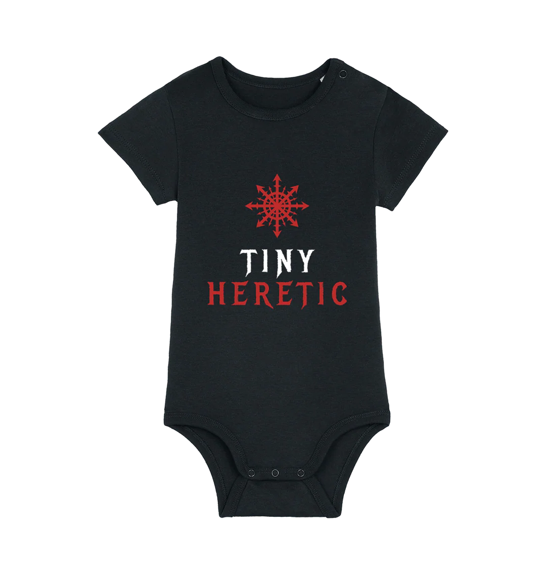 Tiny Heretic Black Organic Baby Bodysuit