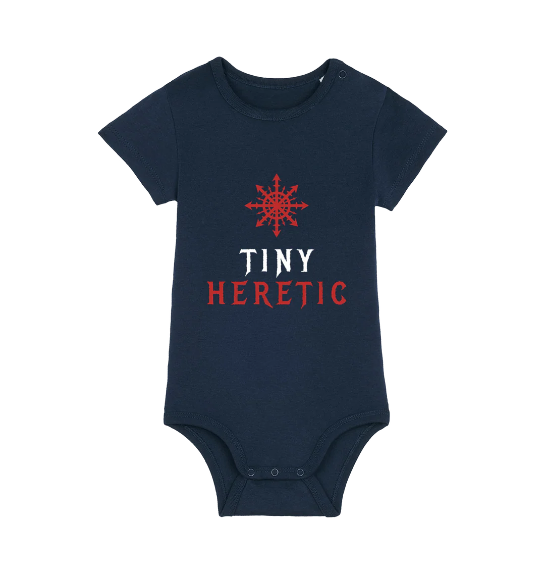 Tiny Heretic Black Organic Baby Bodysuit