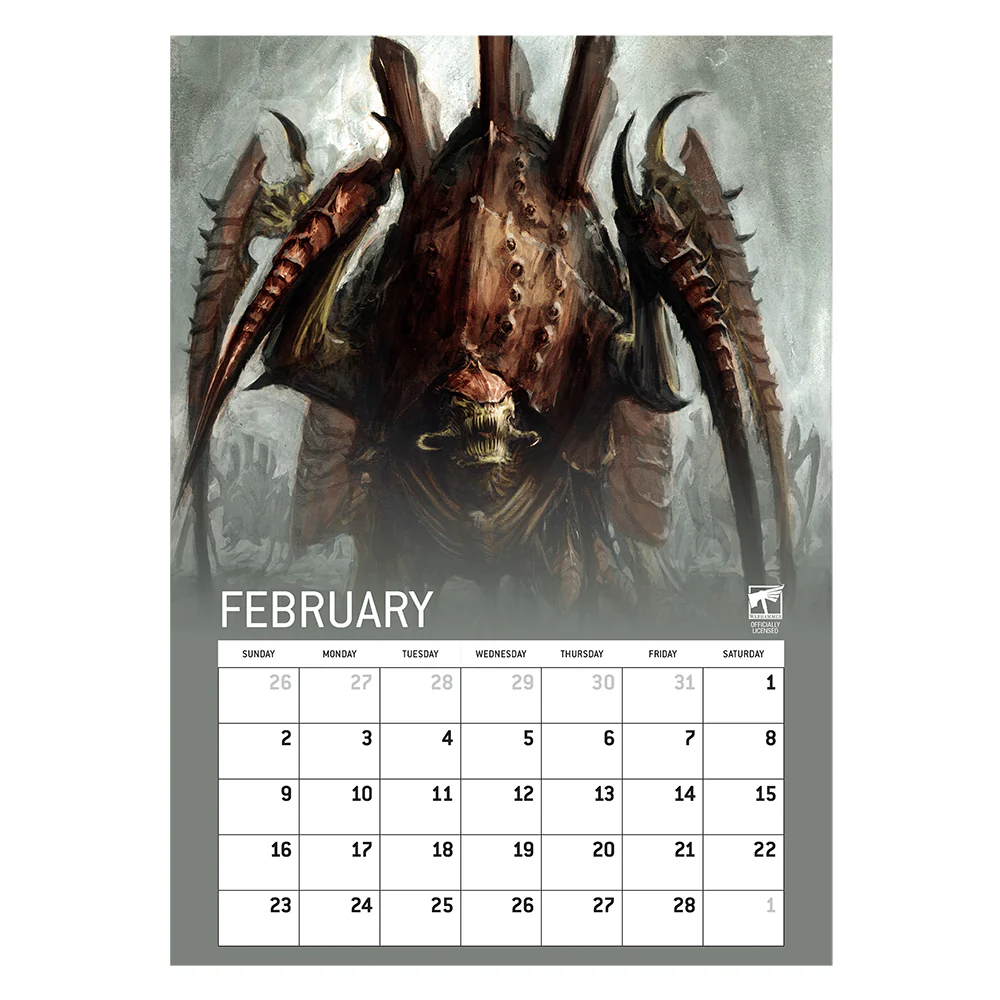 15431-tyranids-2025-calendar-2.webp Tyranids 2025 Calendar