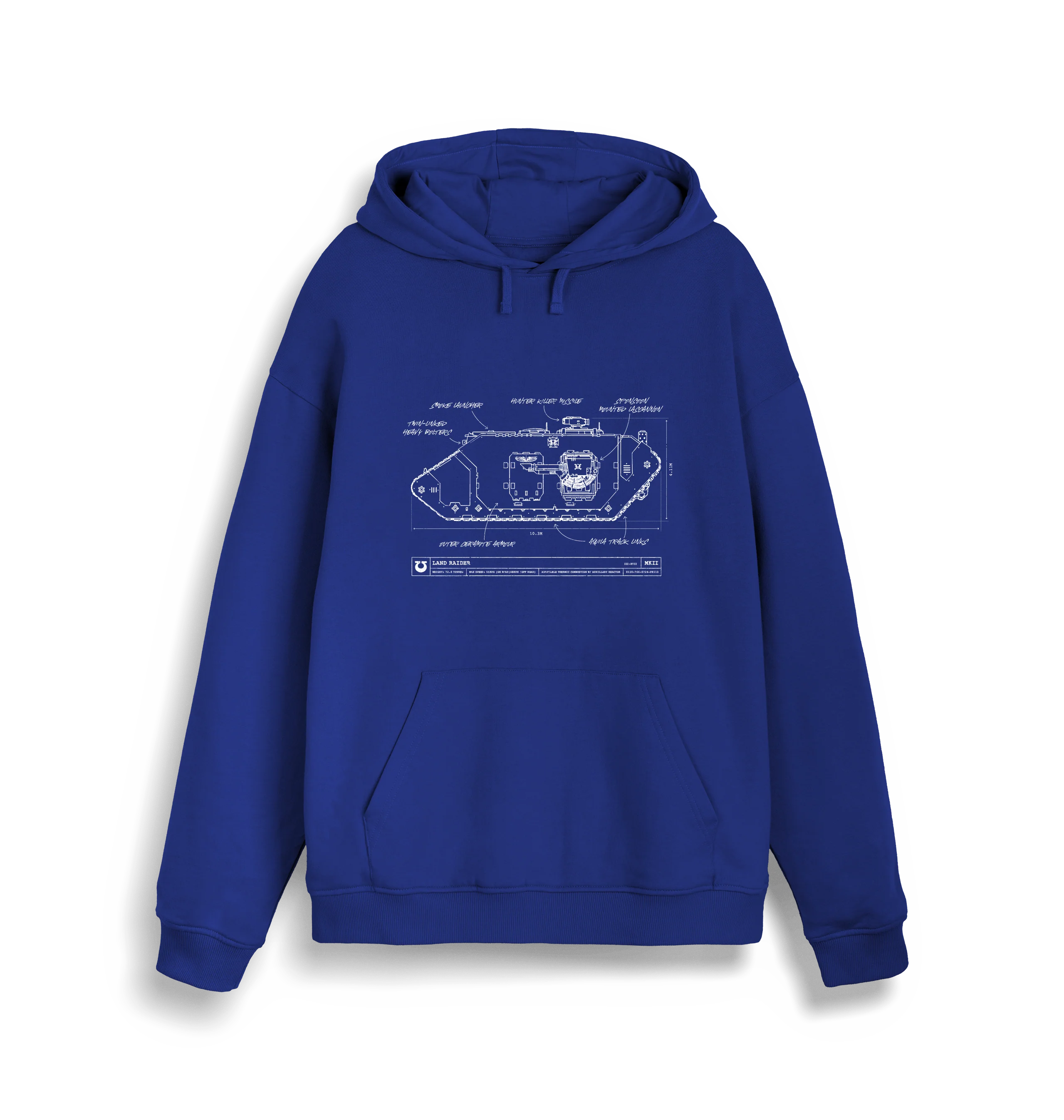 Ultramarines Land Raider Hoodie