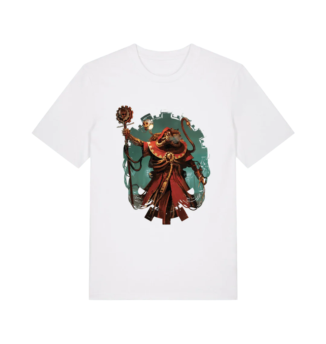 1586-white-m-white-m-variation-1.webp Premium Adeptus Mechanicus Cult Icon T Shirt