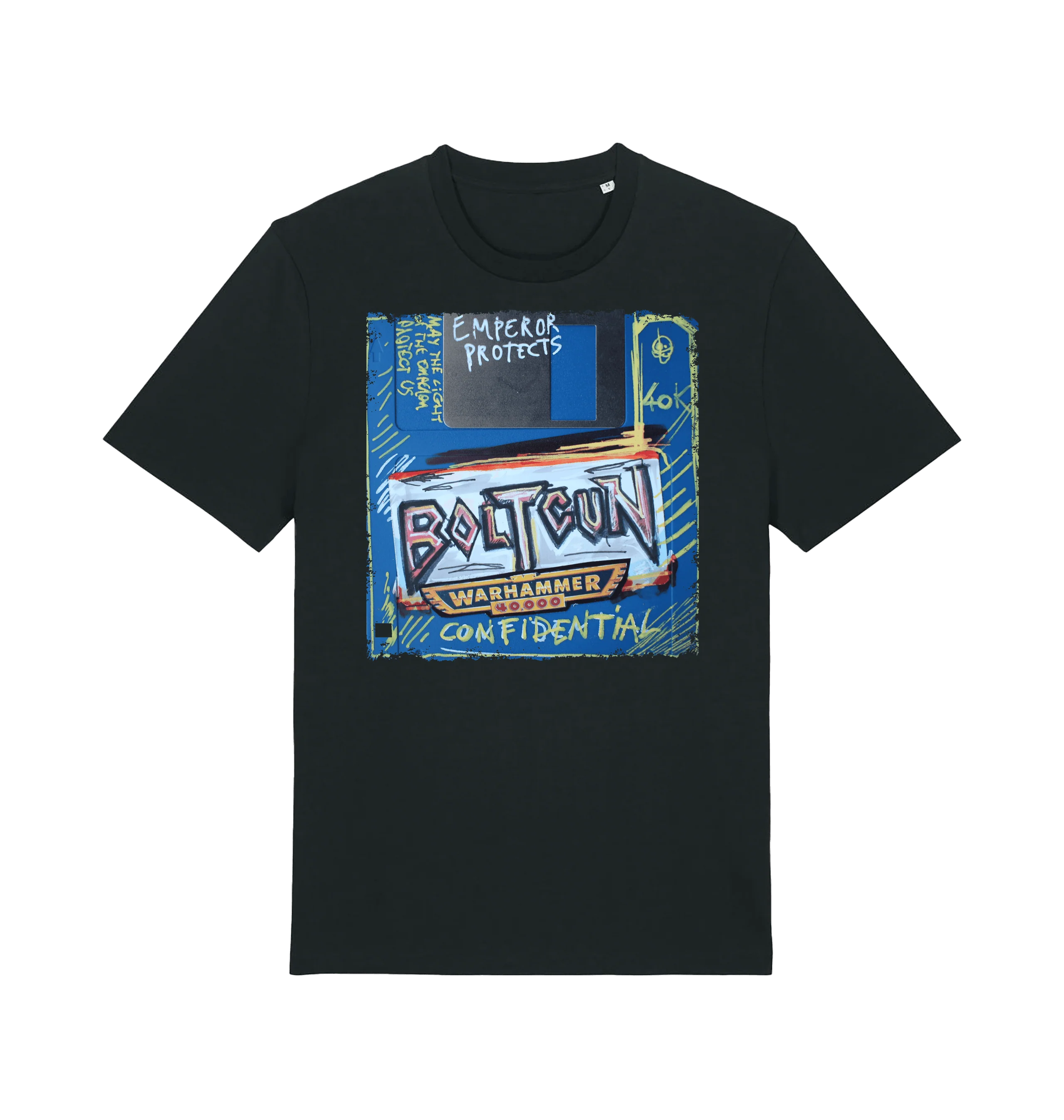 16818-warhammer-40-000-boltgun-3.5-floppy-t-shirt-1.webp Warhammer 40,000: "Boltgun 3.5 Floppy" T Shirt