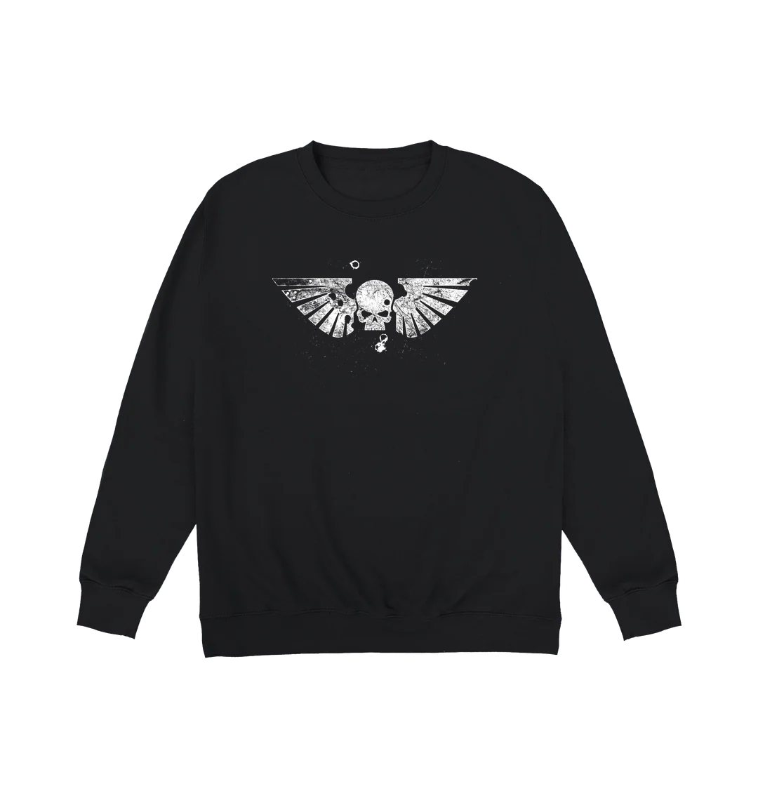17134-deep-black-l-deep-black-l-variation-1.webp Warhammer 40,000: Astra Militarum Battleworn Insignia Sweatshirt