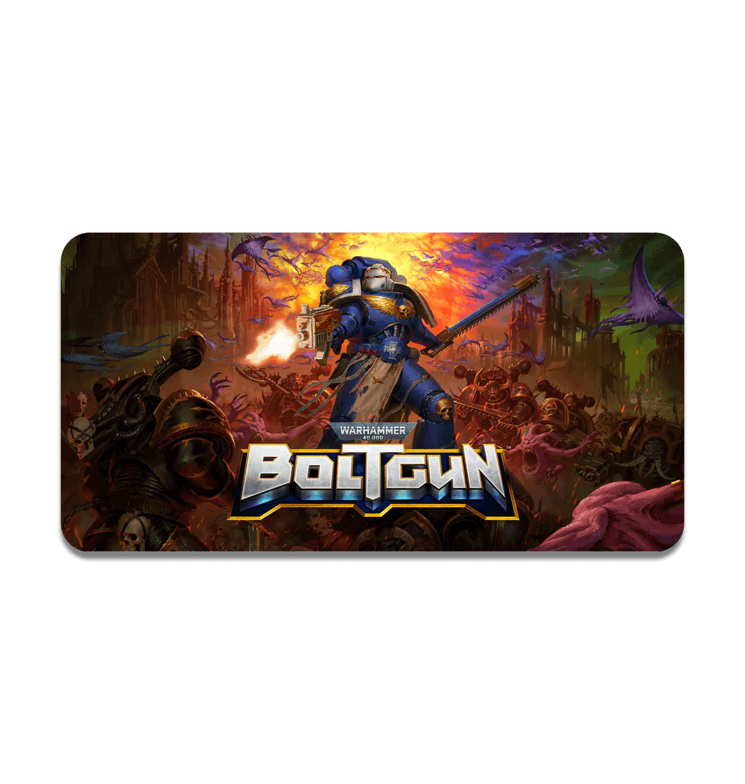 Warhammer 40,000: Boltgun Large Gaming Mat.
