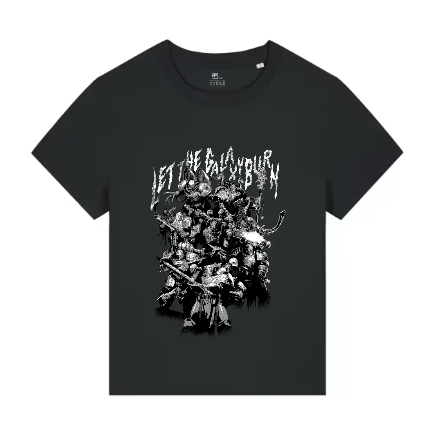 17613-black-xs-black-xs-variation-1.webp Warhammer 40,000: Chaos Fitted T Shirt