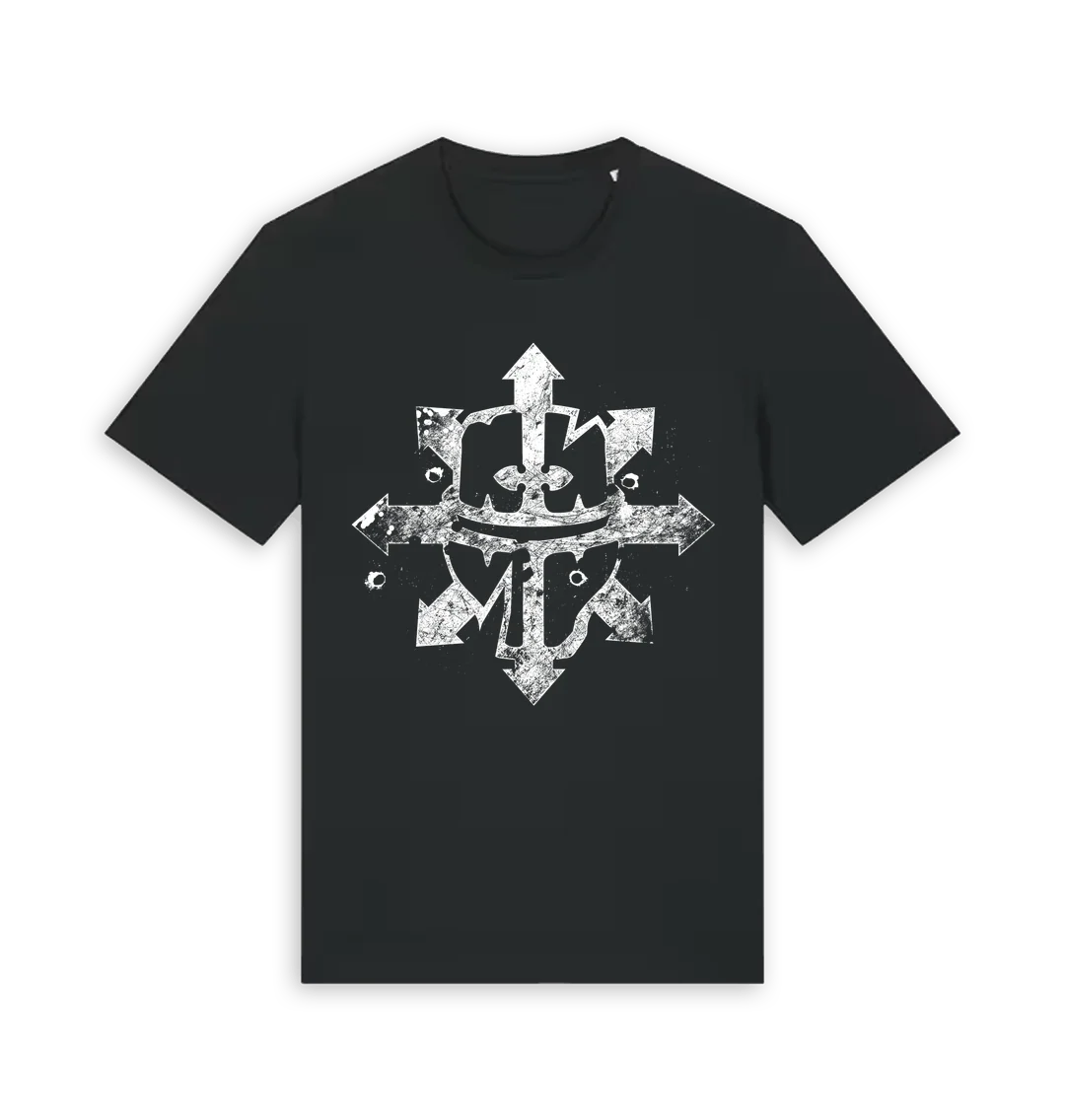 17674-warhammer-40-000-chaos-knights-battleworn-insignia-t-shirt-1.webp Warhammer 40,000: Chaos Knights Battleworn Insignia T Shirt