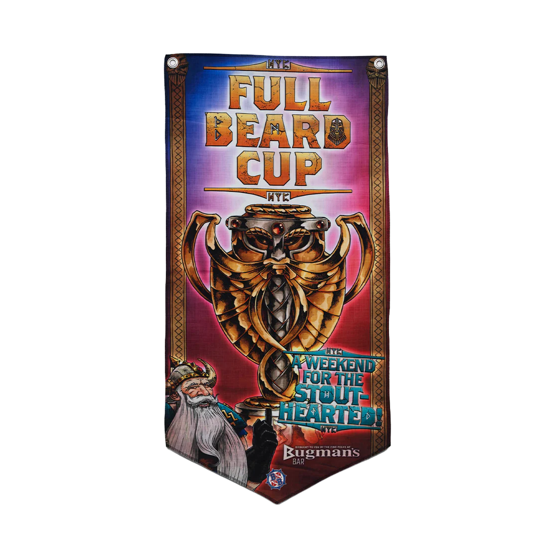 Blood Bowl Full Beard Cup Event Wall Banner
