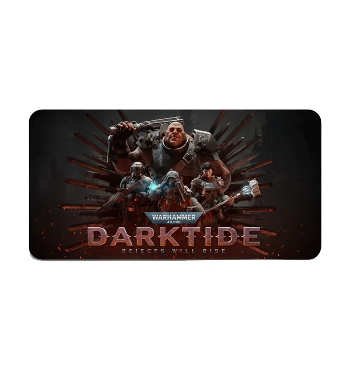 Warhammer 40,000: Darktide Medium Gaming Mat.