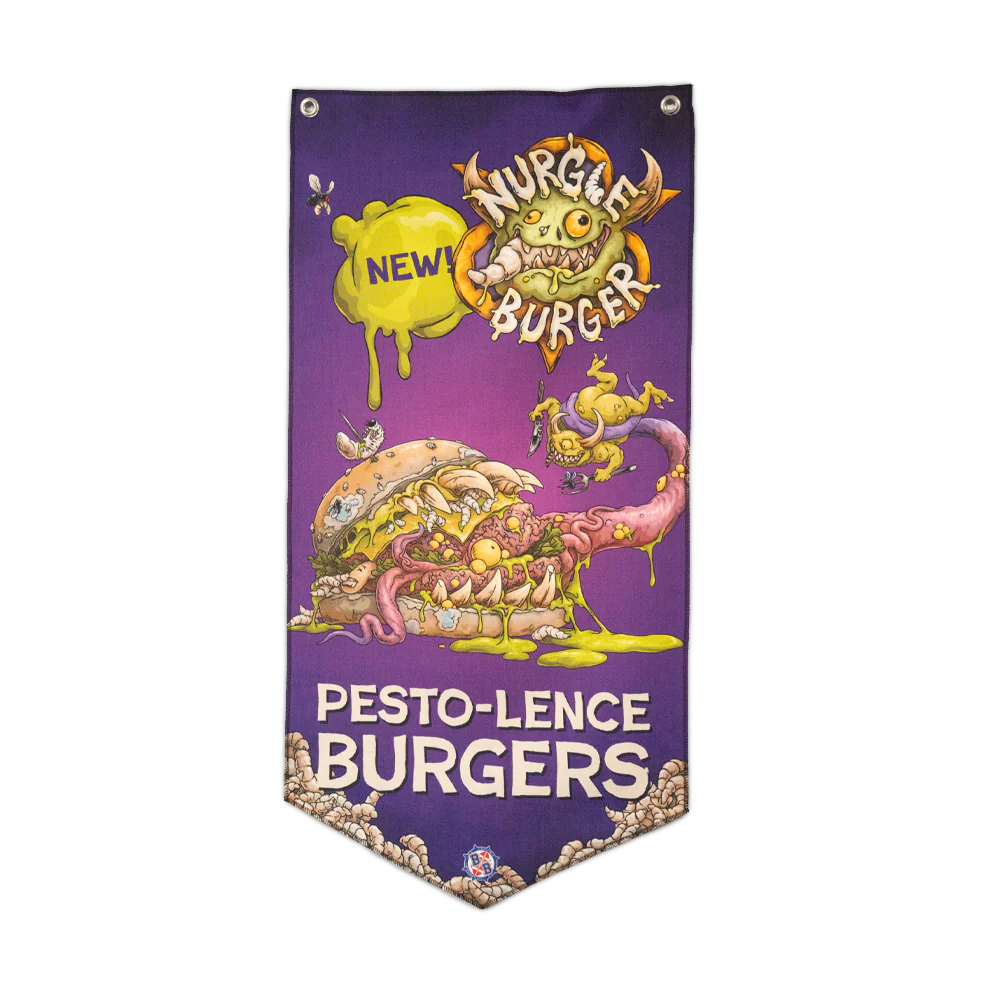 Blood Bowl Nurgle Burger Wall Banner
