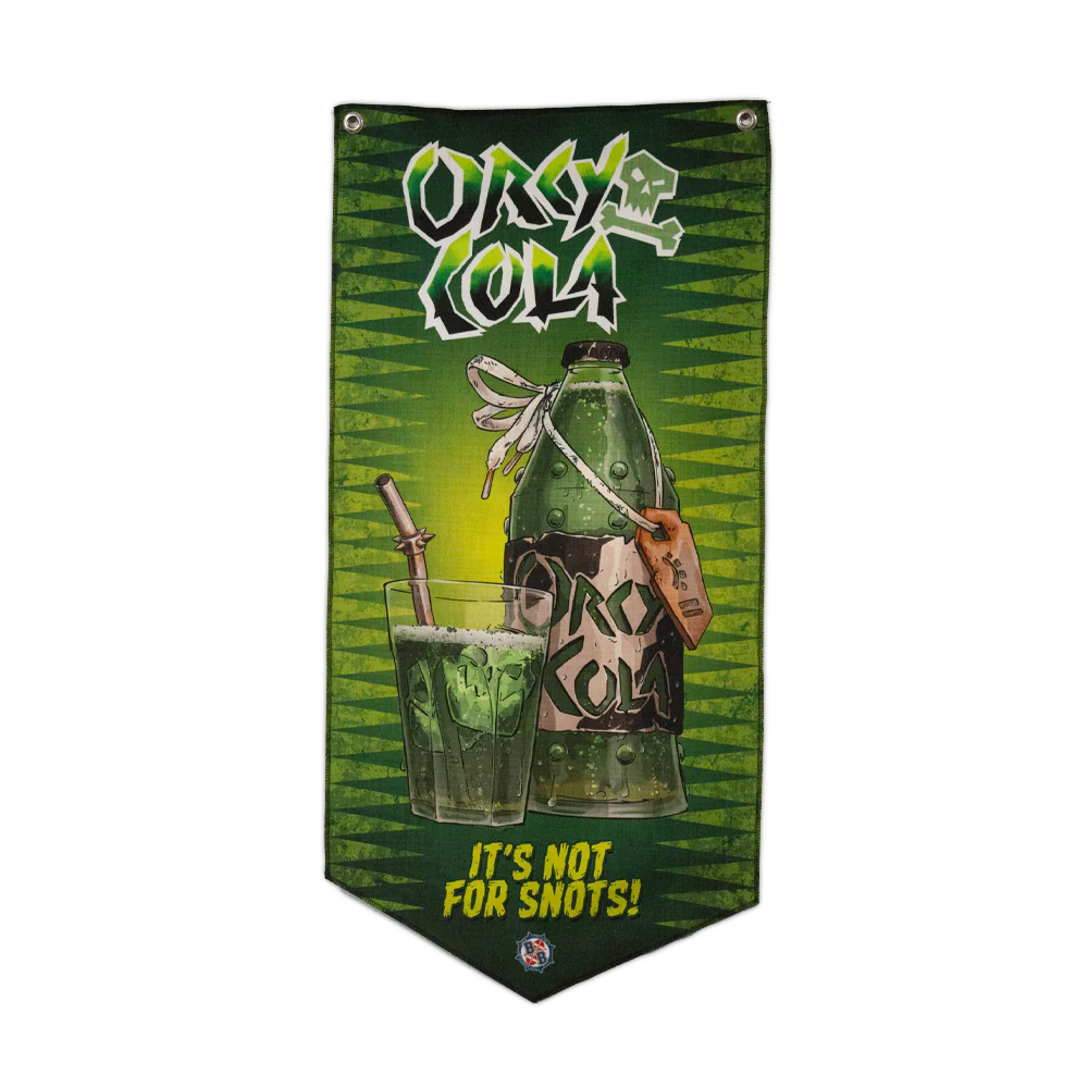 Blood Bowl Orcy Cola Wall Banner