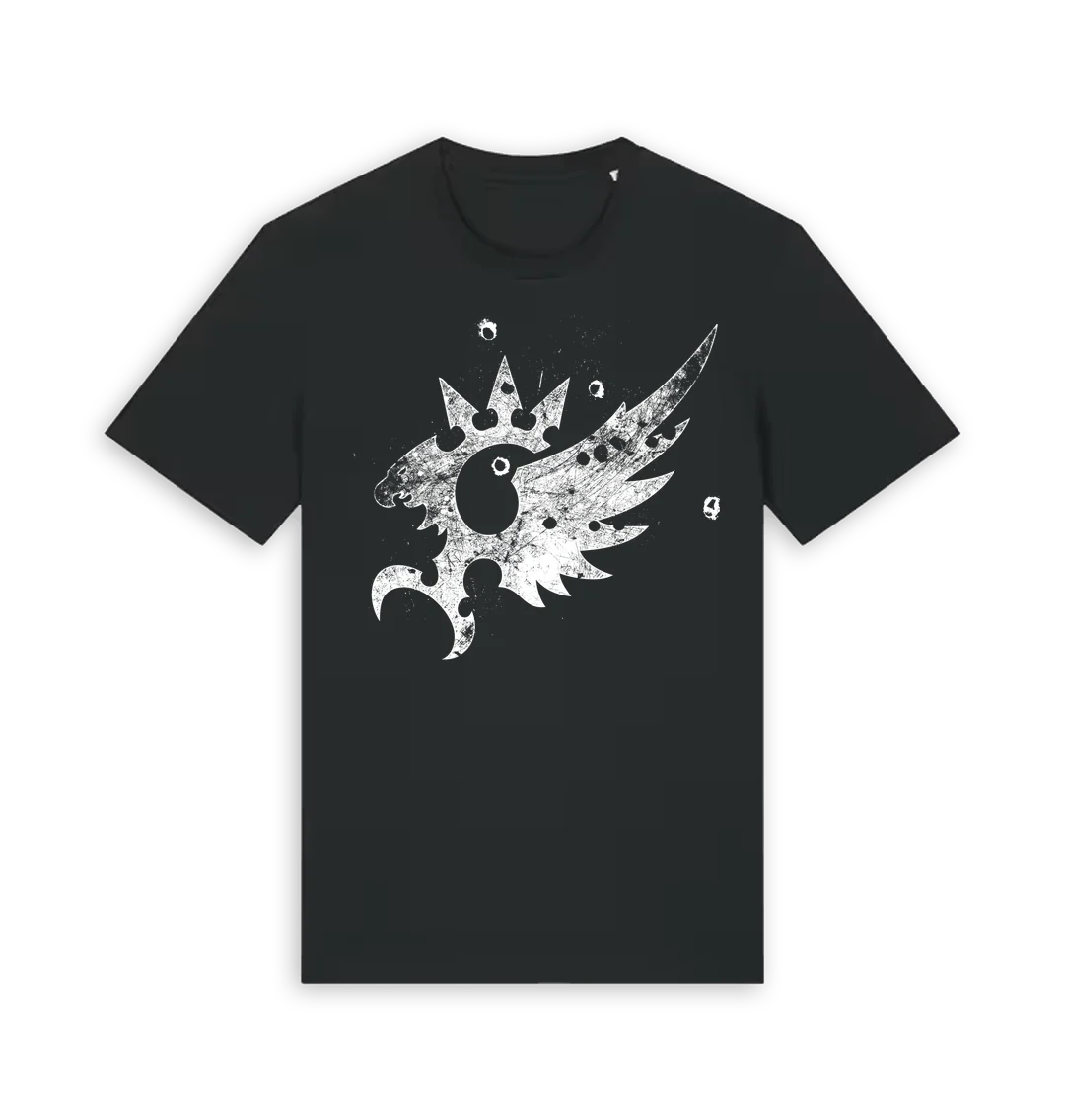 18361-warhammer-40-000-emperor-s-children-battleworn-insignia-t-shirt-1.webp Warhammer 40,000: Emperor's Children Battleworn Insignia T Shirt