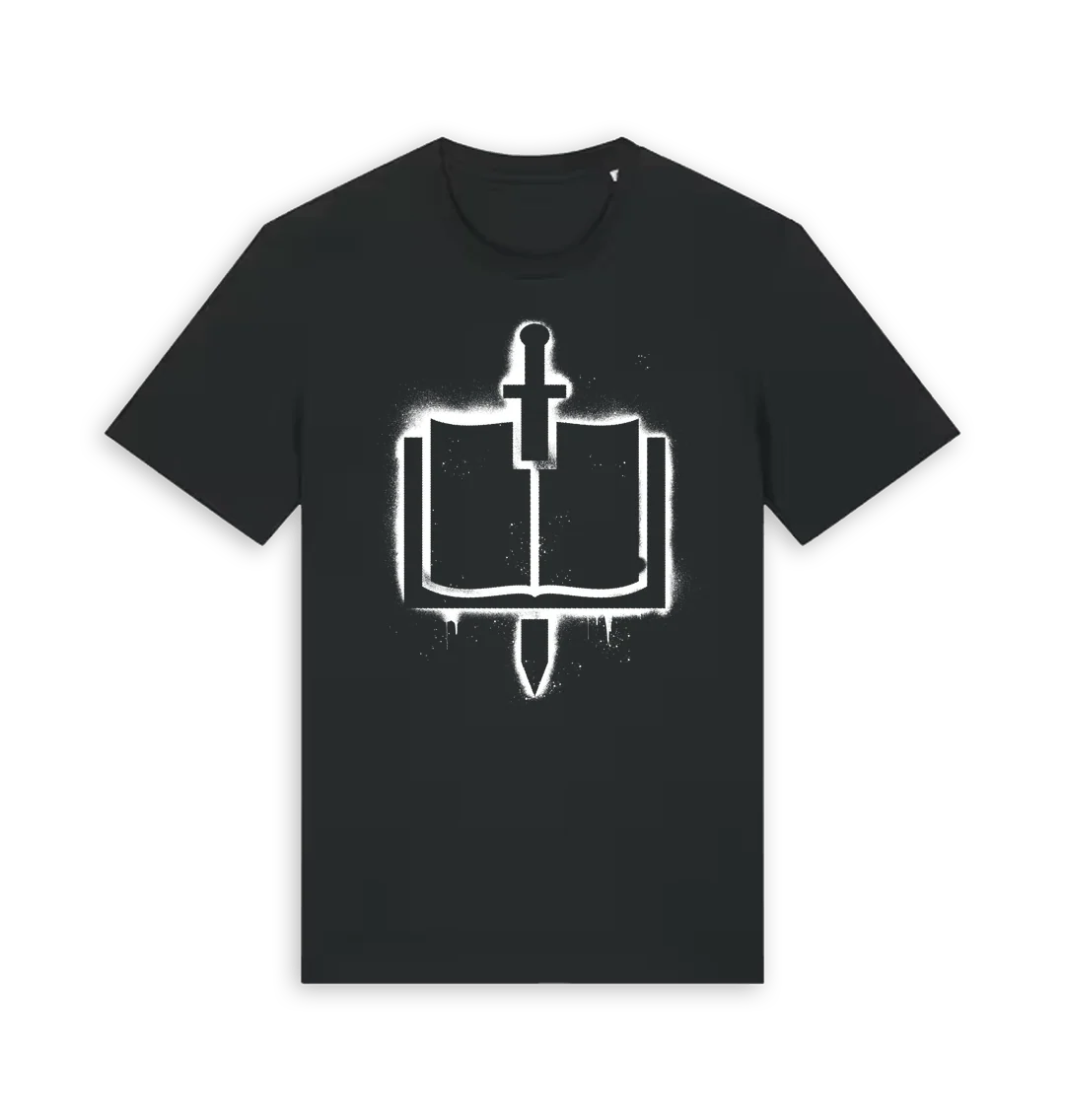 18626-warhammer-40-000-grey-knights-graffiti-insignia-t-shirt-1.webp Warhammer 40,000: Grey Knights Graffiti Insignia T Shirt