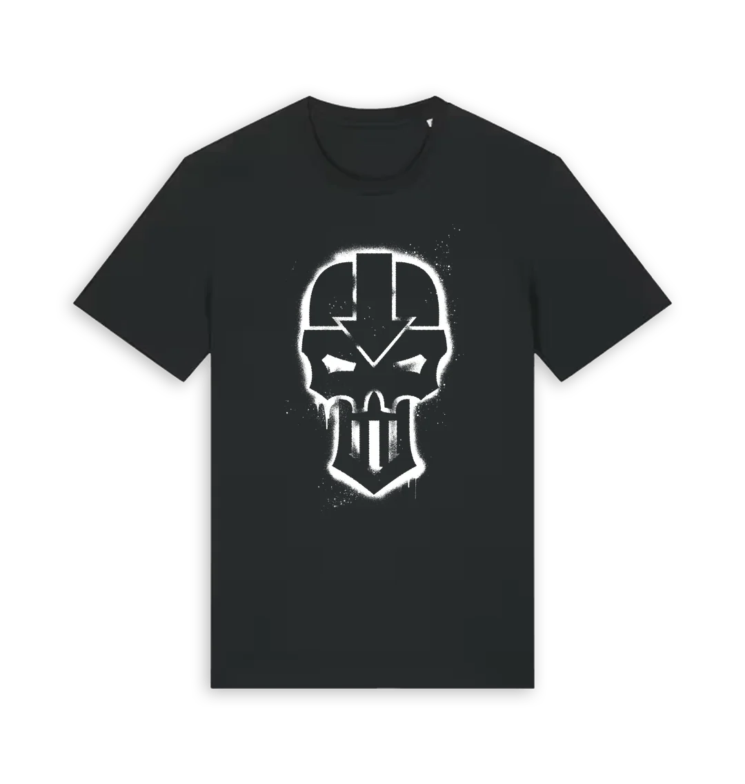 19056-warhammer-40-000-iron-warriors-graffiti-insignia-t-shirt-1.webp Warhammer 40,000: Iron Warriors Graffiti Insignia T Shirt