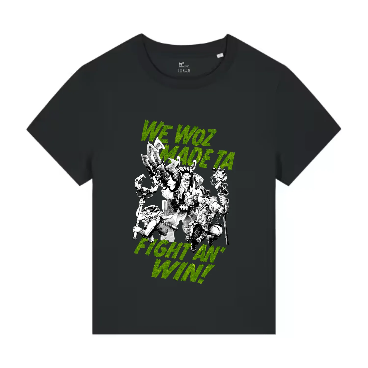 19517-warhammer-40-000-orks-fitted-t-shirt-1.webp Warhammer 40,000: Orks Fitted T Shirt