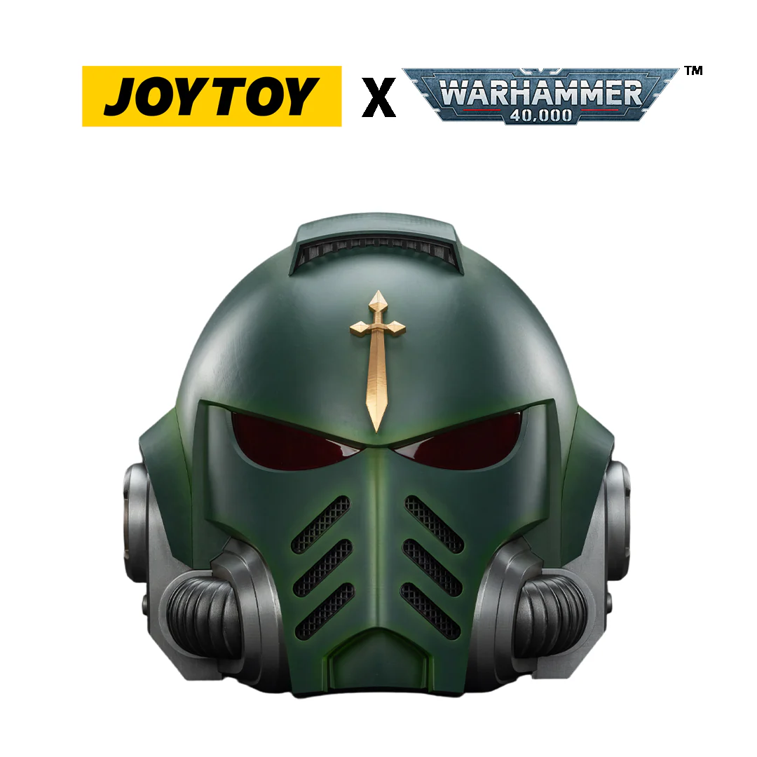JoyToy Warhammer 40,000: Dark Angels Mk X Helmet (1/1 Scale) Preorder.
