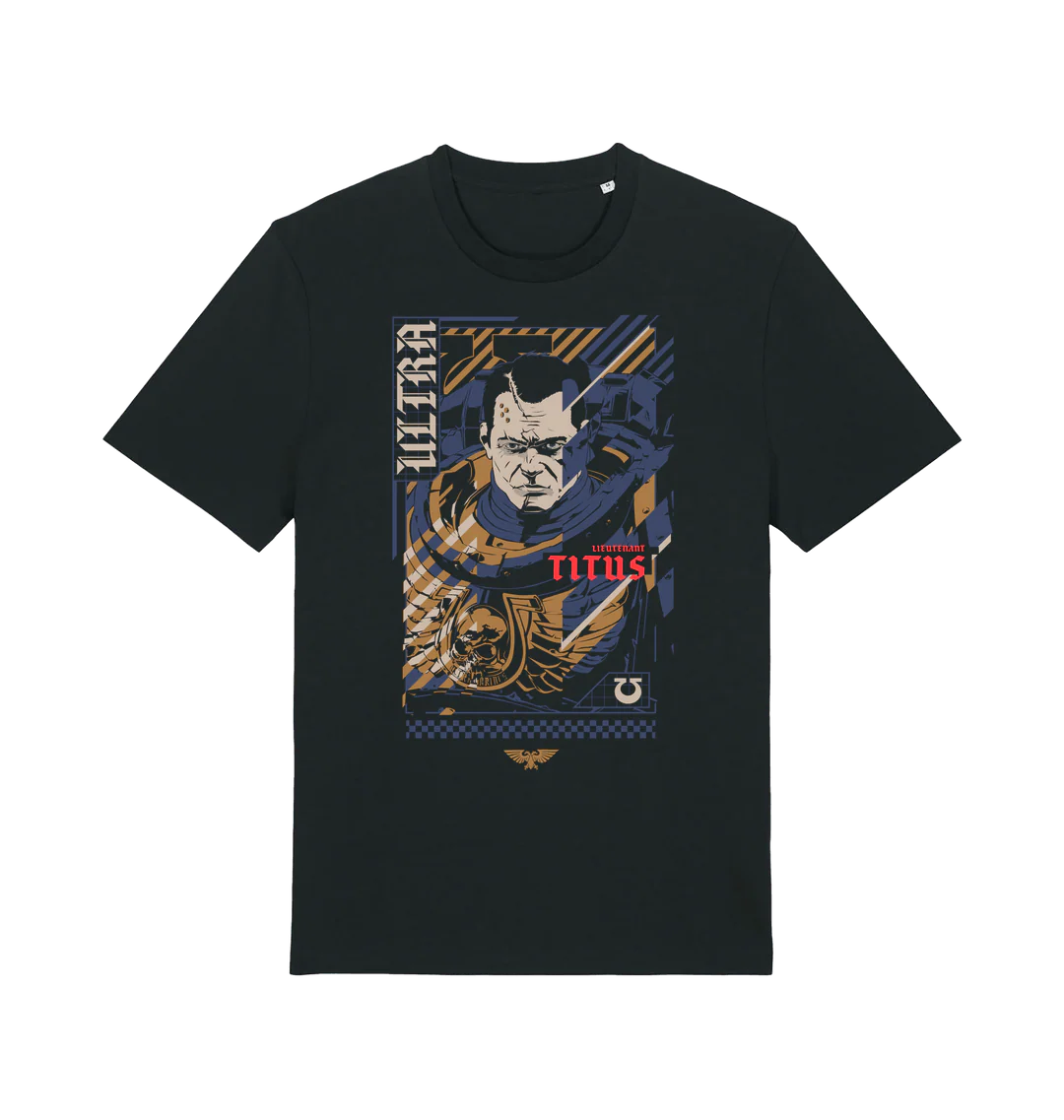 Warhammer 40,000: Space Marine 2 Lieutenant Demetrian Titus T Shirt