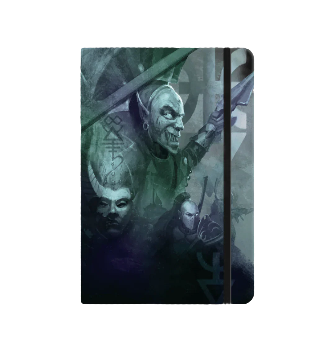 Aeldari Harlequins Notebook