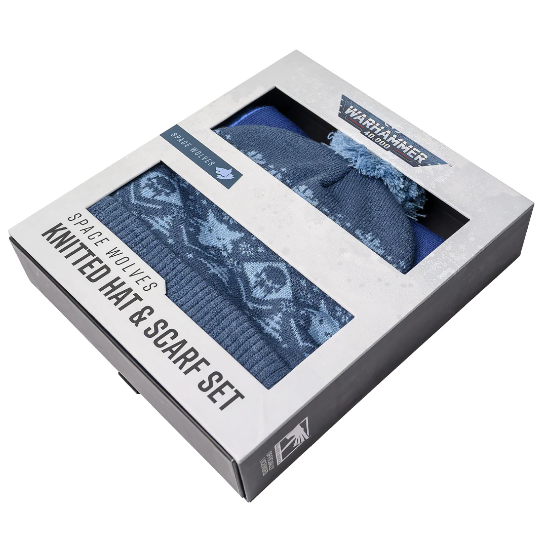 20141-warhammer-40-000-space-wolves-hat-and-scarf-set-1.webp Warhammer 40,000: Space Wolves Hat and Scarf Set