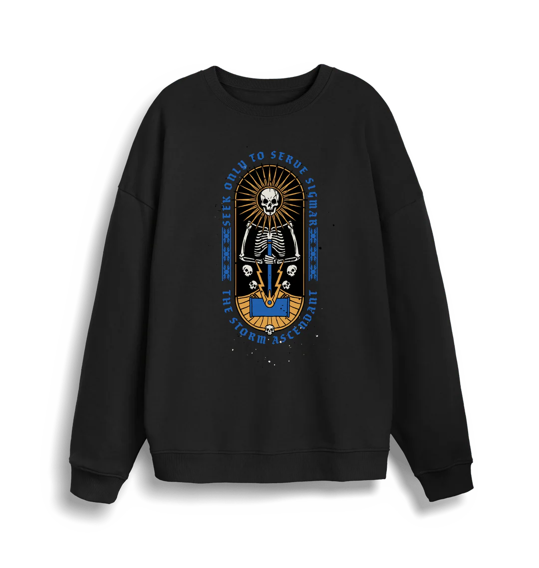 21936-warhammer-age-of-sigmar-only-to-serve-sigmar-sweatshirt-1.webp Warhammer Age of Sigmar: Only To Serve Sigmar Sweatshirt