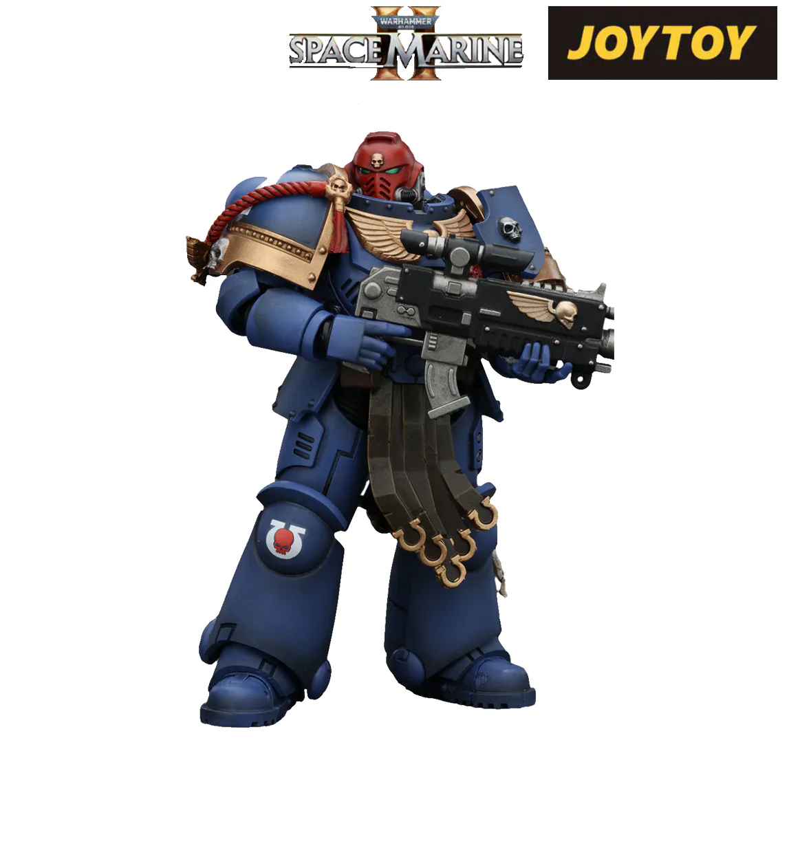 JoyToy Warhammer 40,000: Space Marine 2 Action Figure - Sergeant Gadriel (1/18 Scale)