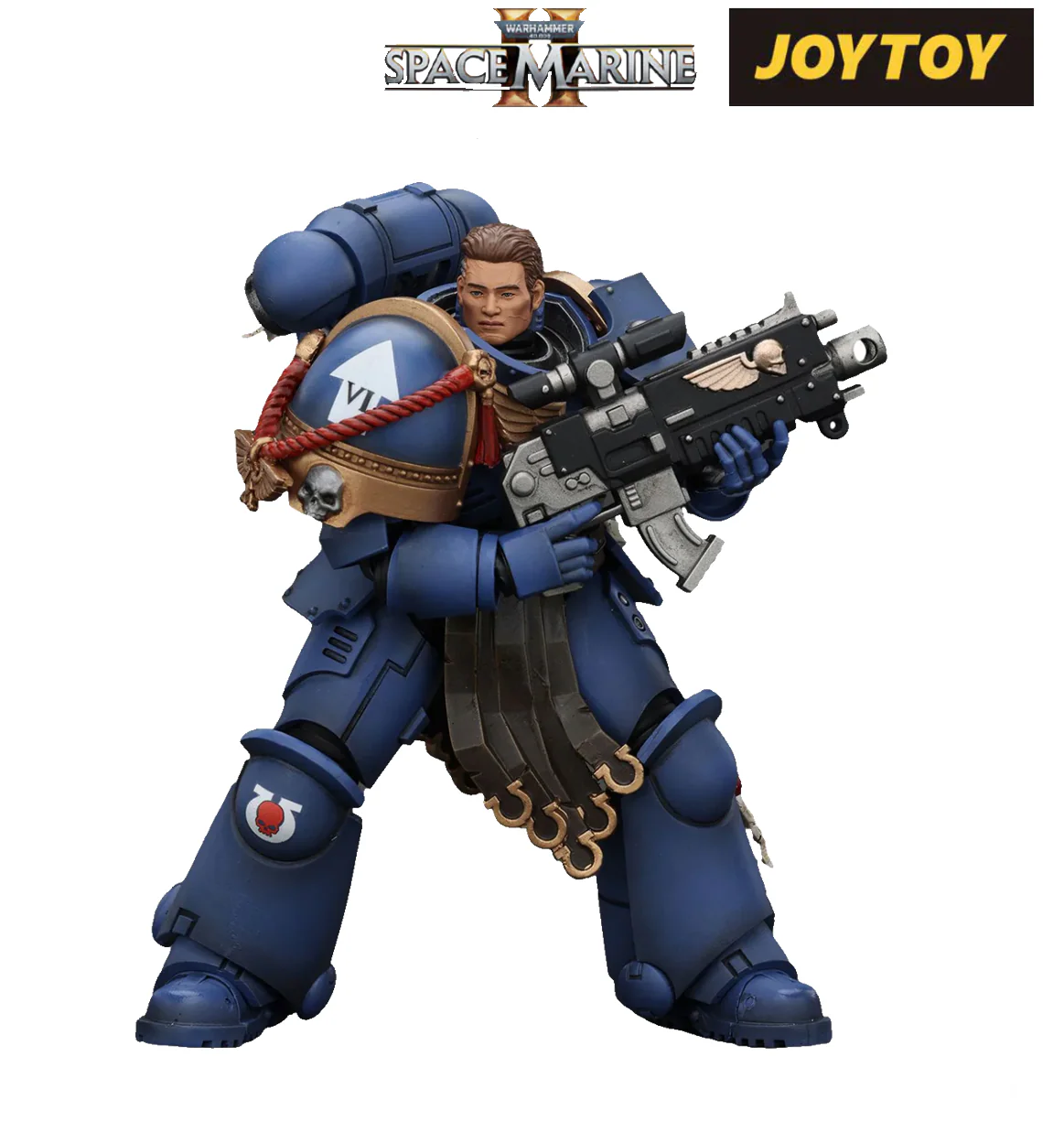 JoyToy Warhammer 40,000: Space Marine 2 Action Figure - Sergeant Gadriel (1/18 Scale)