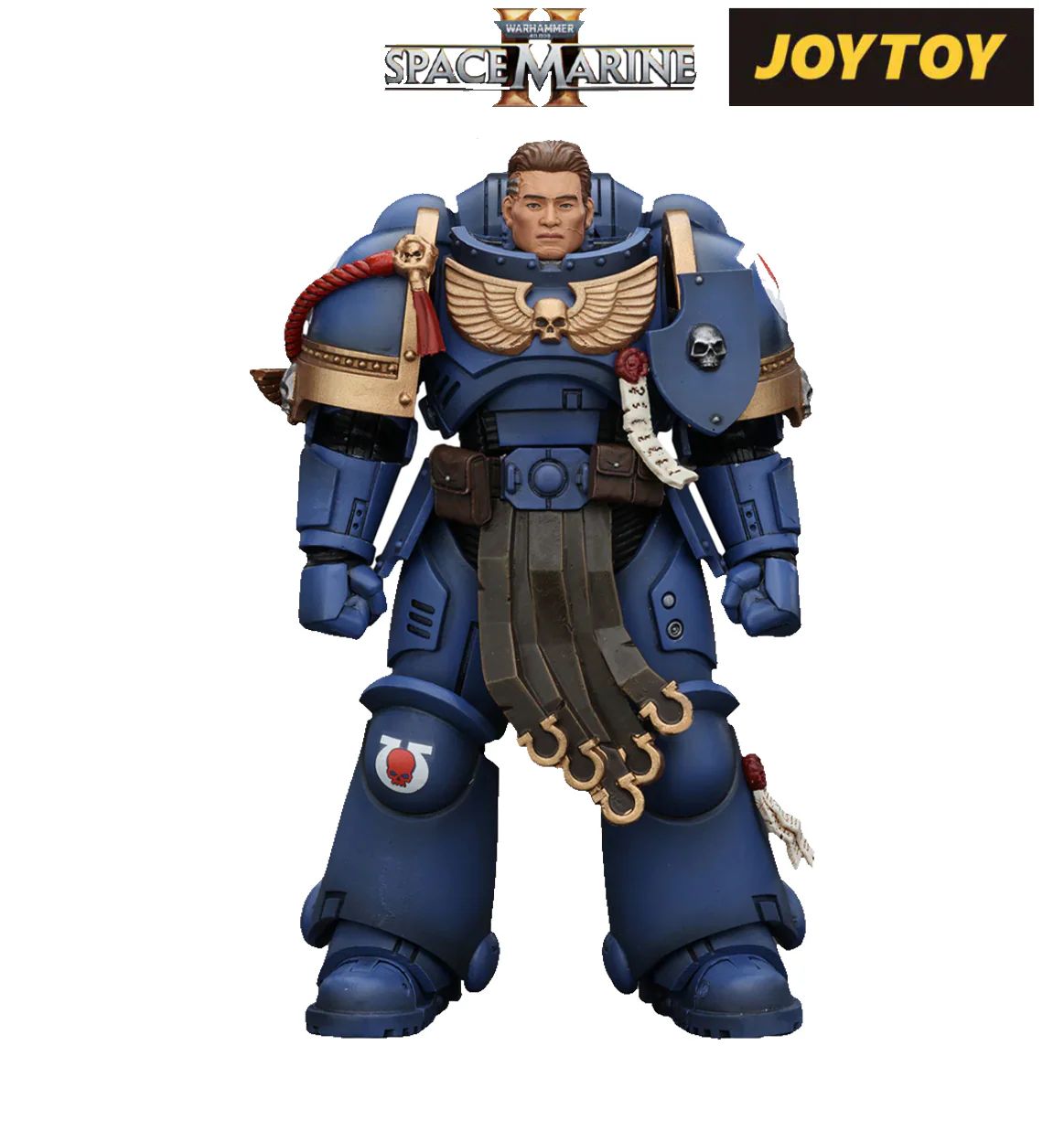 JoyToy Warhammer 40,000: Space Marine 2 Action Figure - Sergeant Gadriel (1/18 Scale)