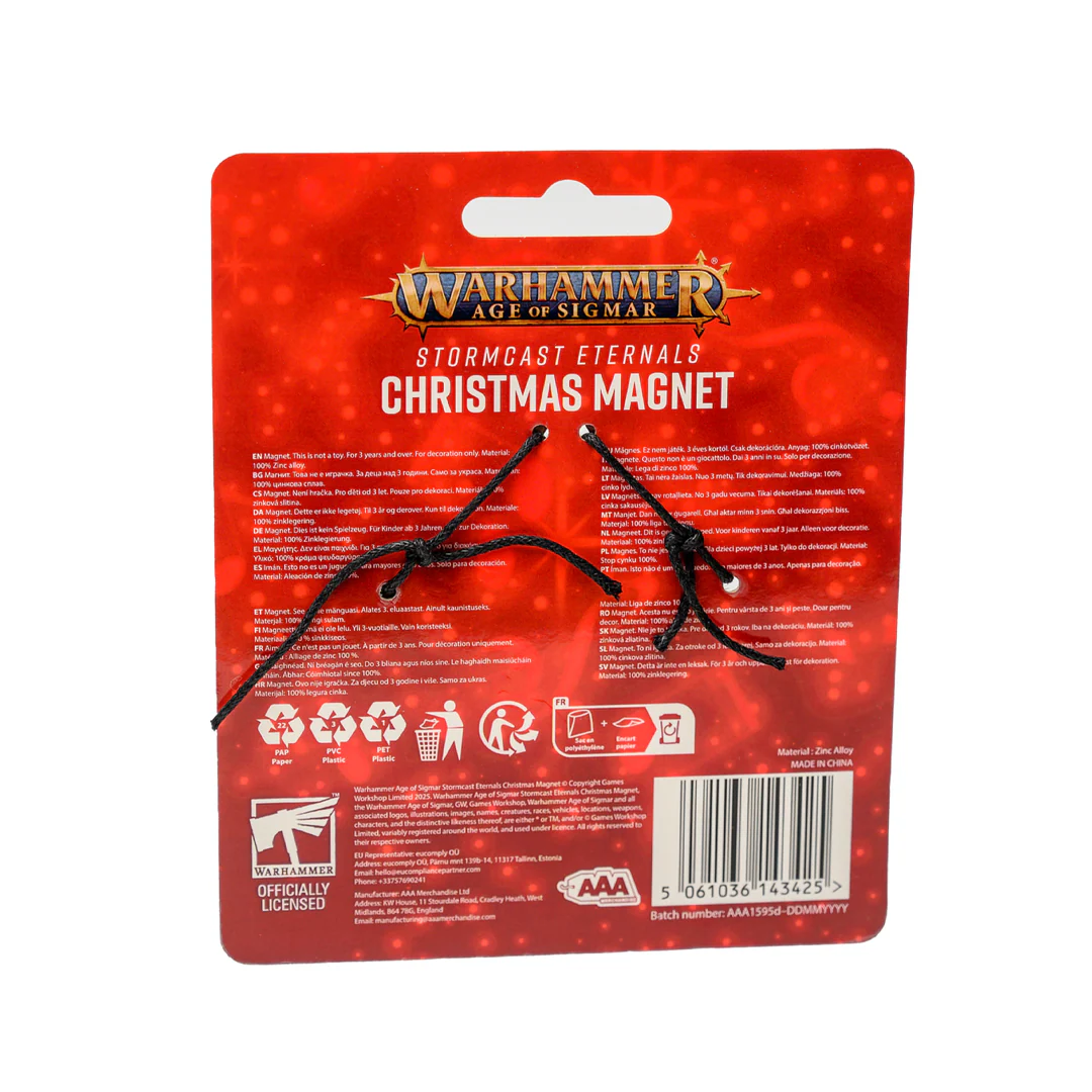 22001-warhammer-age-of-sigmar-stormcast-christmas-magnet-4.webp Warhammer Age of Sigmar: Stormcast Christmas Magnet