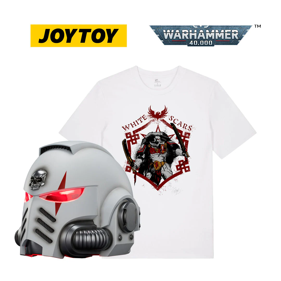 JOYTOY Warhammer 40,000: White Scars Mk X Helmet (1/1 Scale)