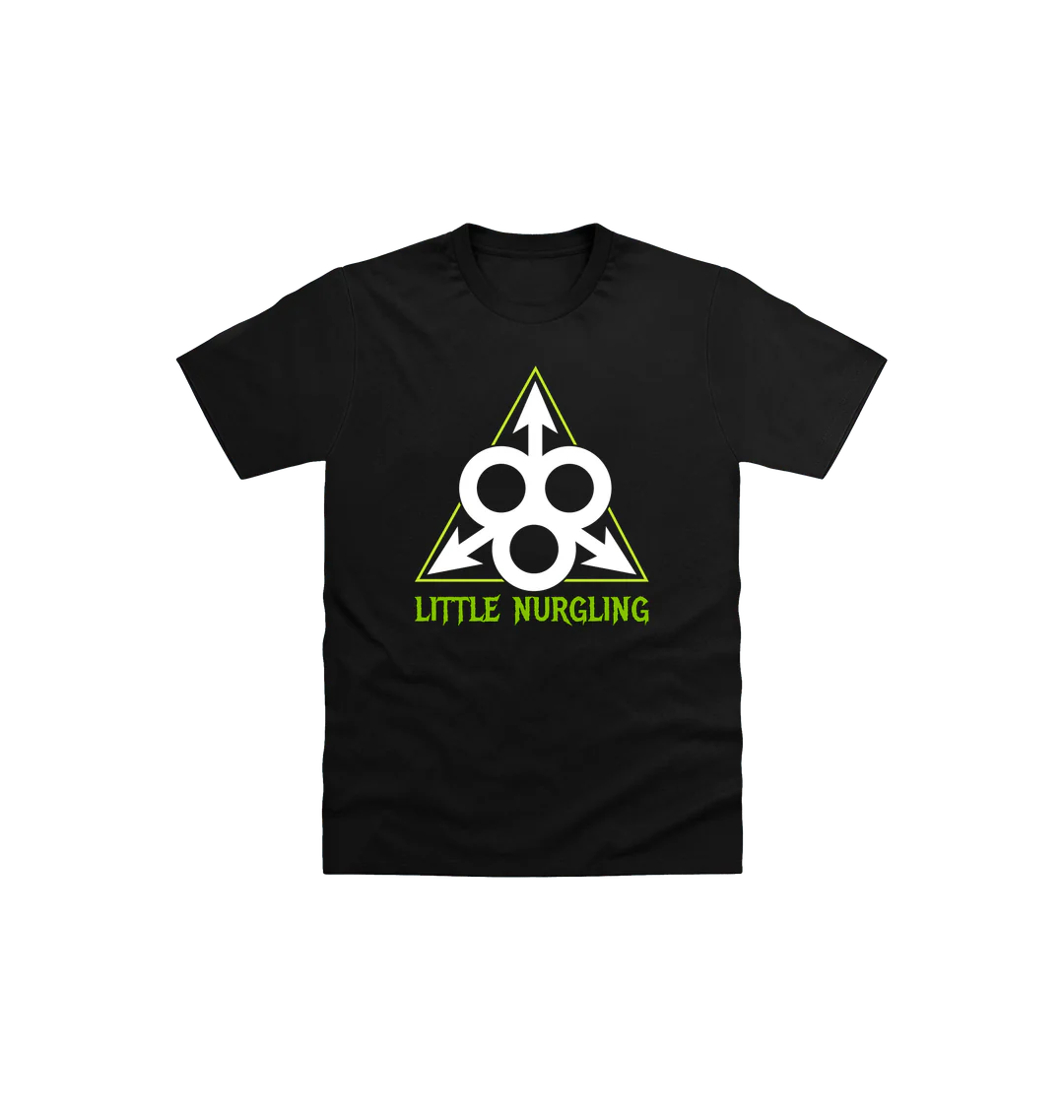 "Little Nurgling" Logo Kids T Shirt