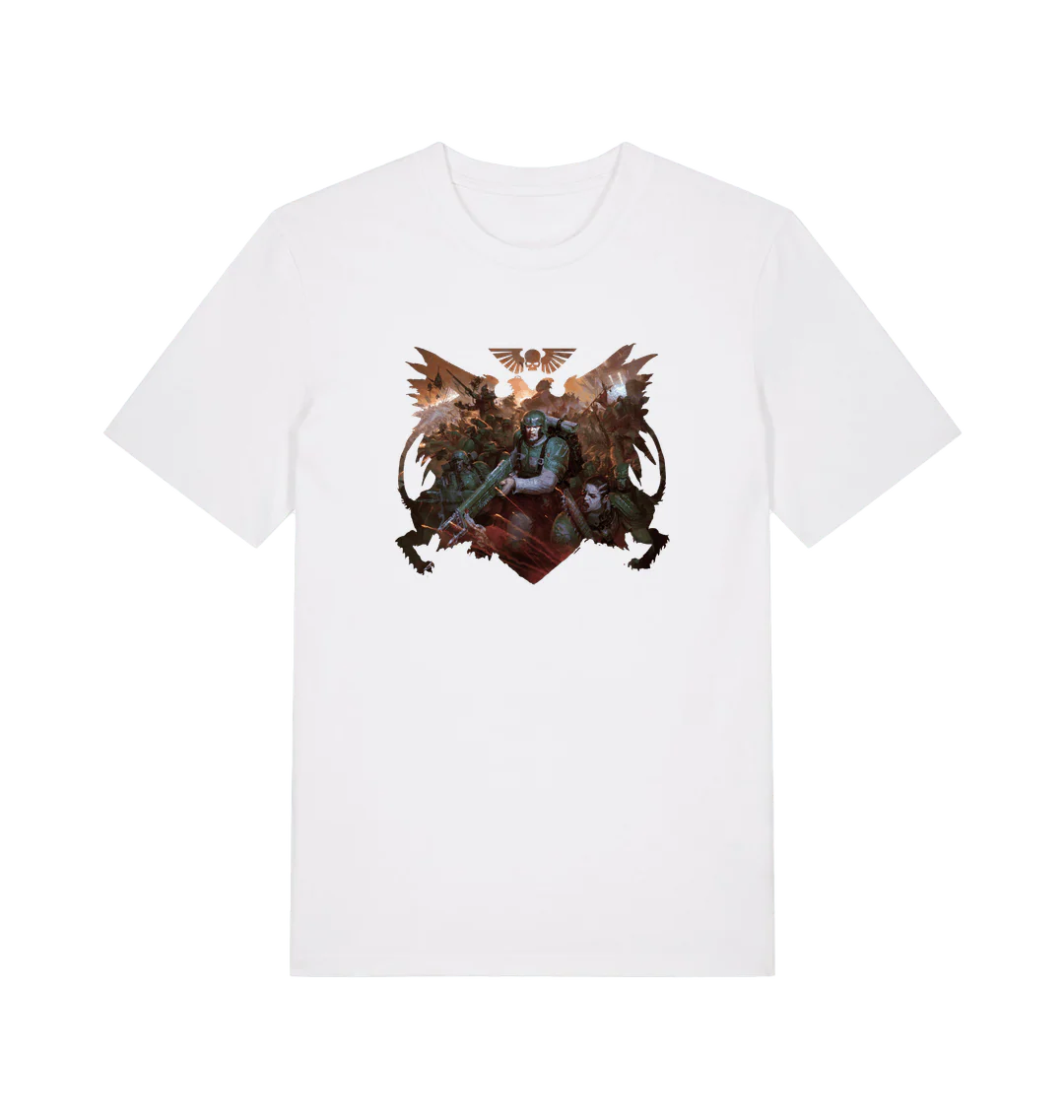 2860-astra-militarum-hammer-of-the-emperor-white-t-shirt-1.webp Astra Militarum - Hammer of the Emperor White T Shirt