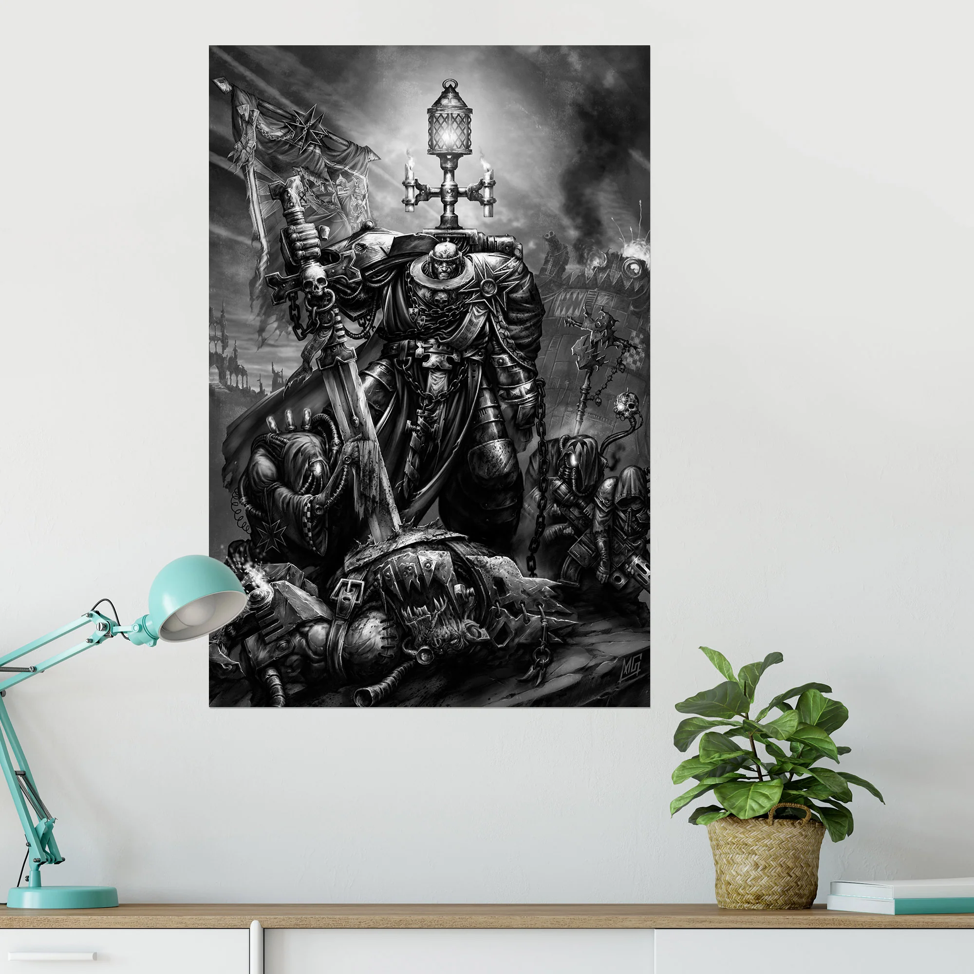 Black Templars Hellbrecht Poster