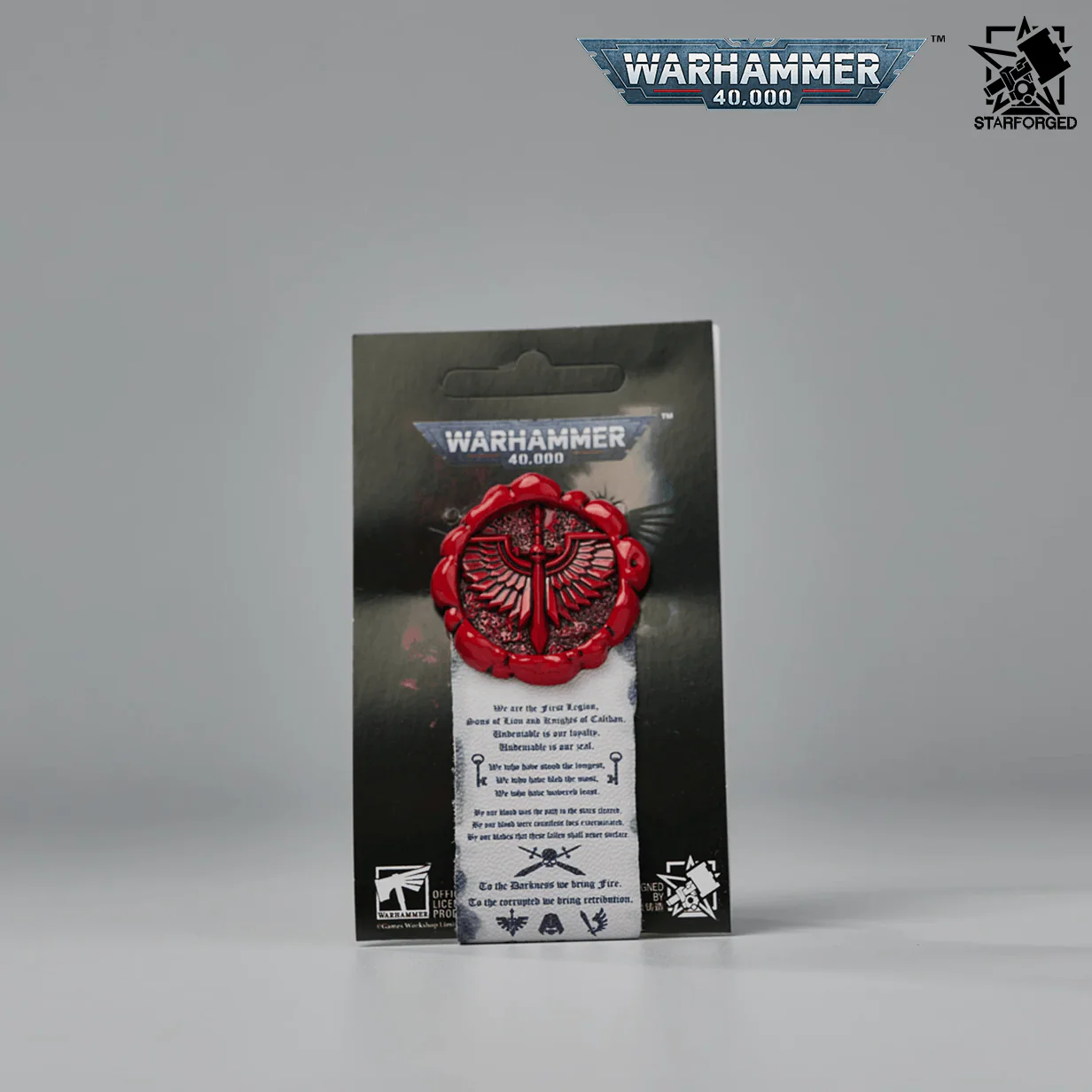 331-starforged-warhammer-40-000-dark-angels-purity-seal-brooch-2.webp Starforged Warhammer 40,000 Dark Angels Purity Seal Brooch