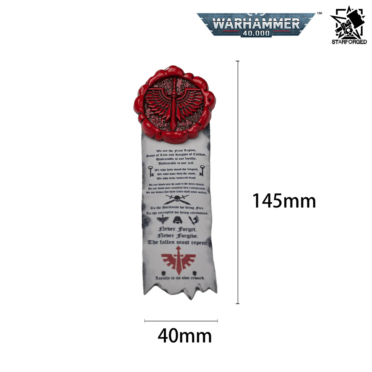 331-starforged-warhammer-40-000-dark-angels-purity-seal-brooch-7.webp Starforged Warhammer 40,000 Dark Angels Purity Seal Brooch