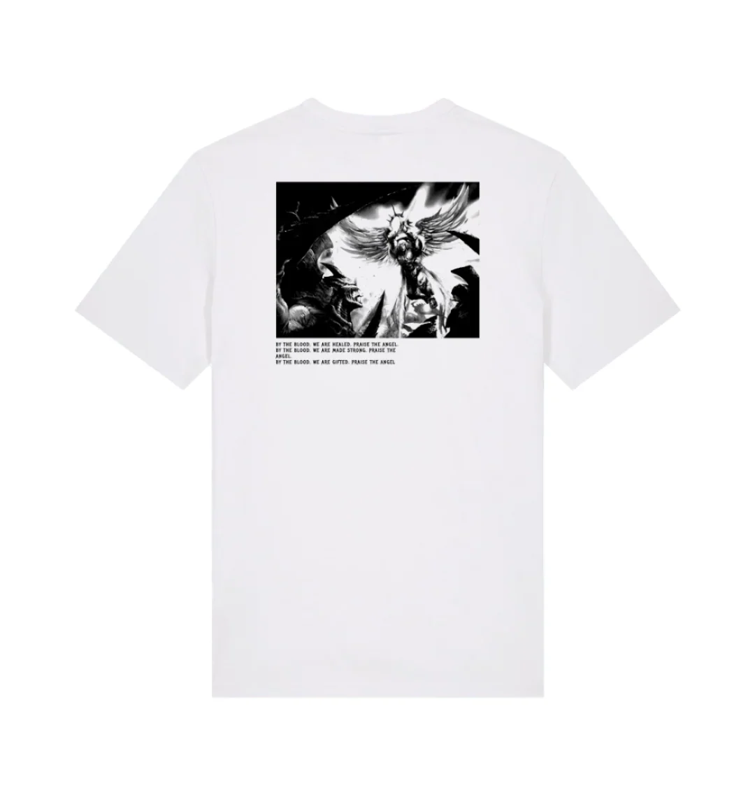 Blood Angels By The Blood White T Shirt
