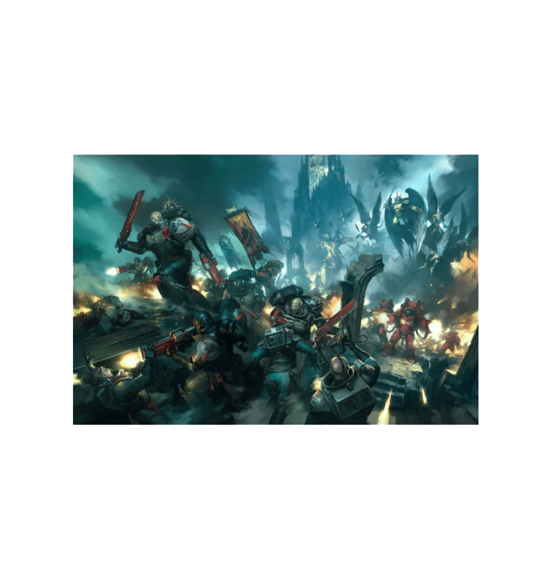 Blood Angels vs Genestealer Cults Poster