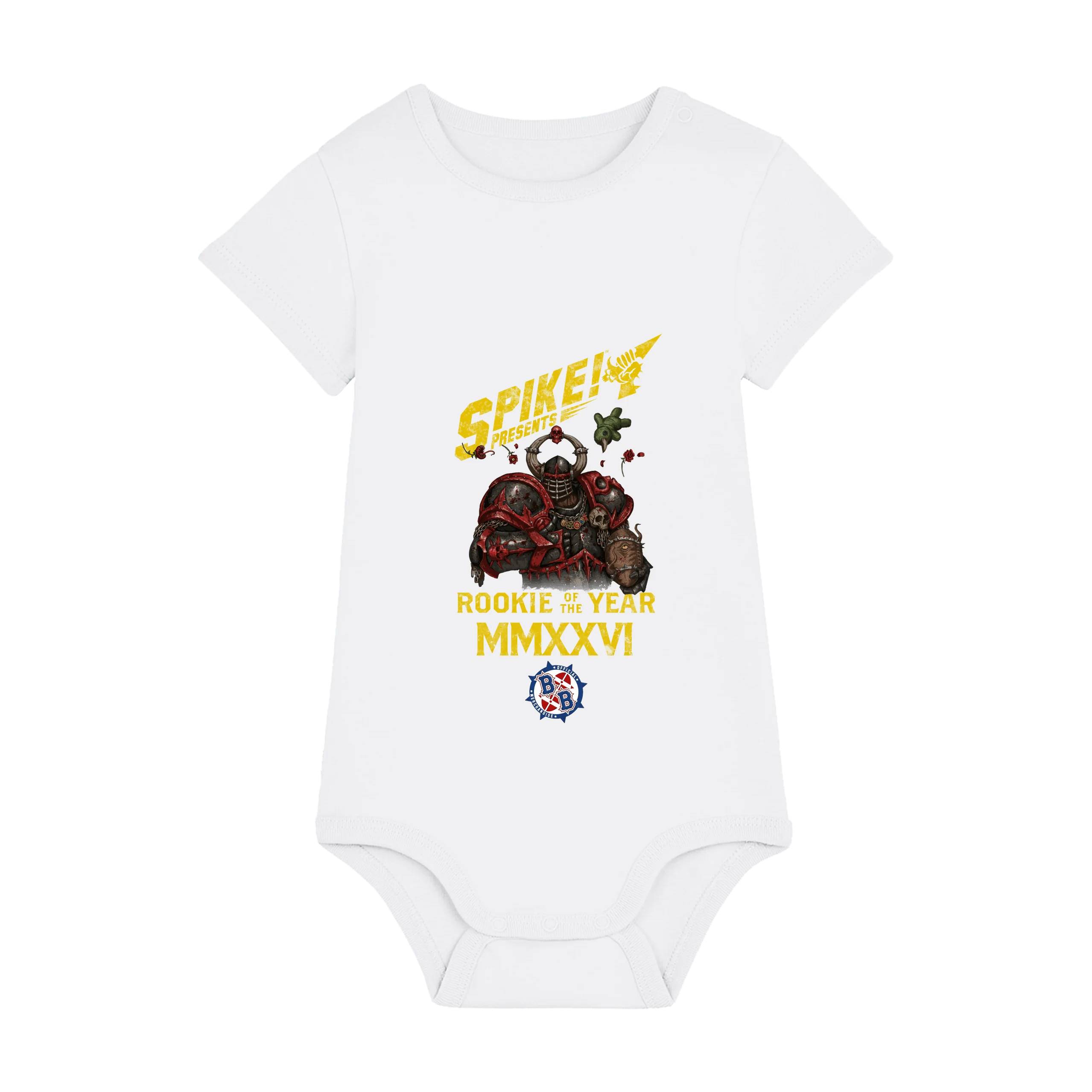 Blood Bowl Rookie of the Year 2026 Organic Baby Bodysuit