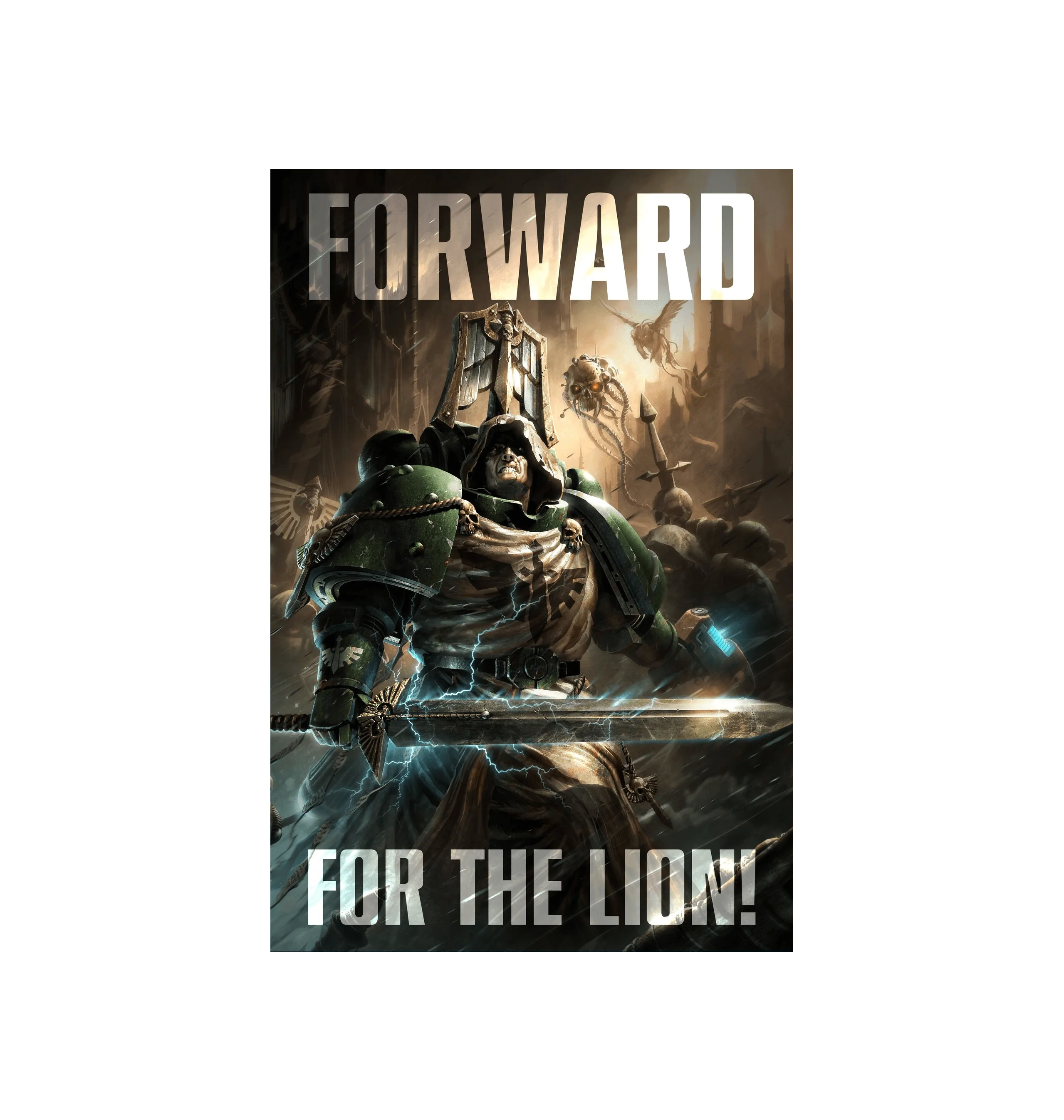 Dark Angels For The Lion Poster