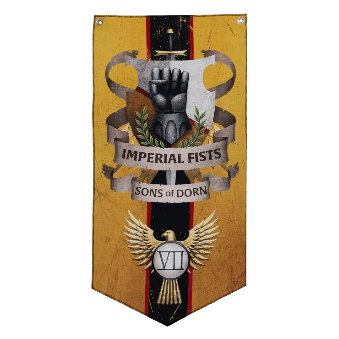 Warhammer The Horus Heresy Imperial Fists Wall Banner