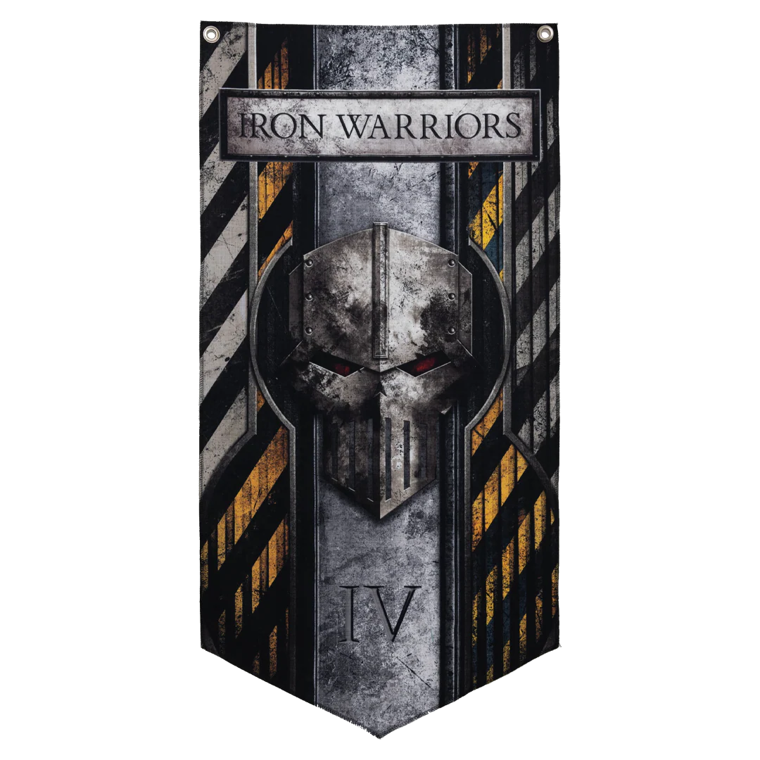 Warhammer The Horus Heresy Iron Warriors Wall Banner