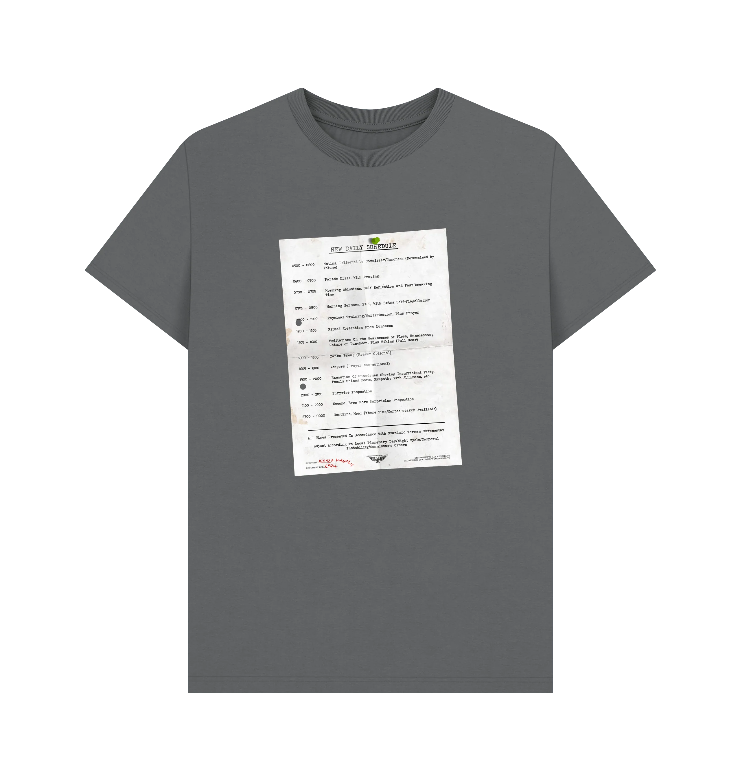 6509-guardsmen-daily-schedule-t-shirt-2.webp Guardsmen Daily Schedule T Shirt