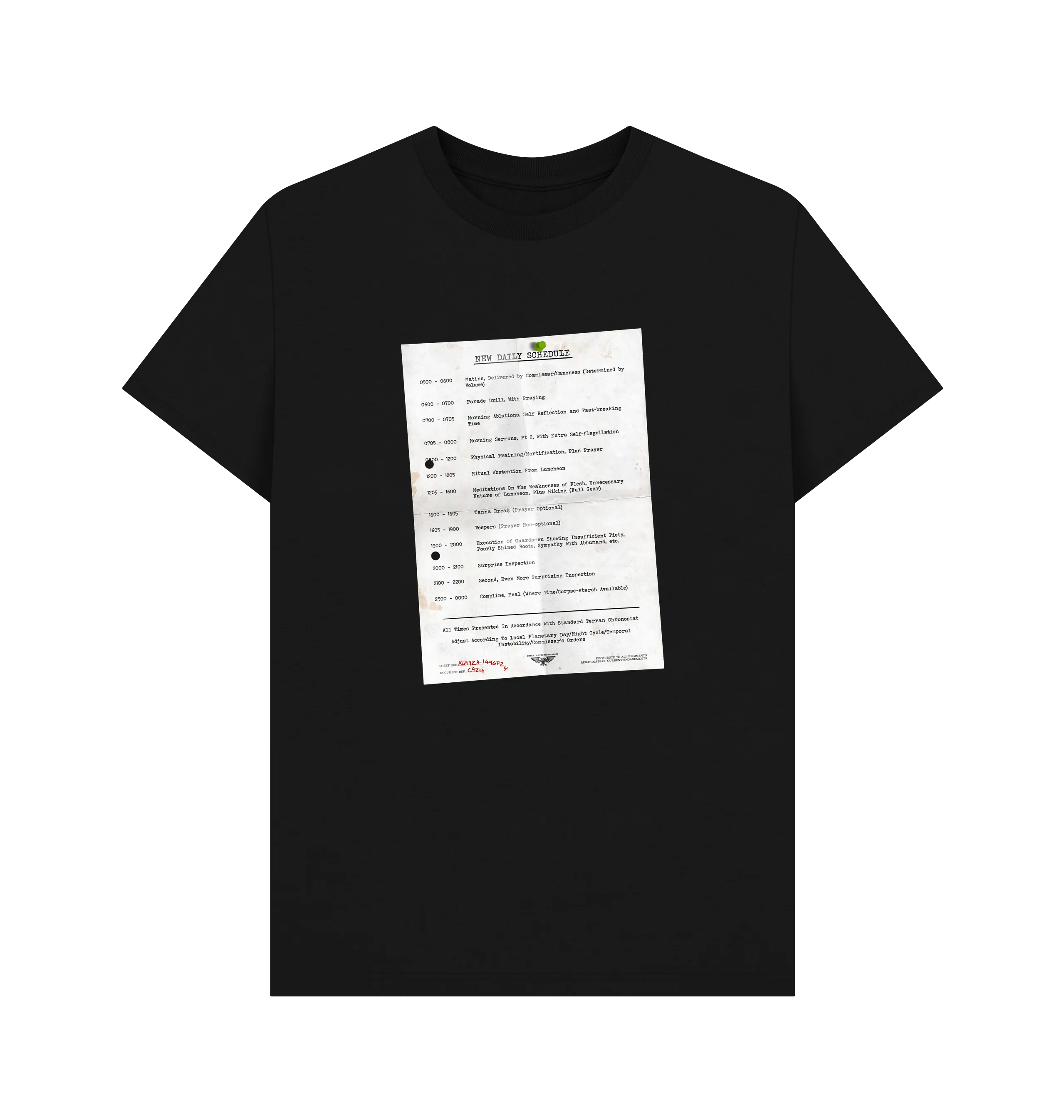 6509-guardsmen-daily-schedule-t-shirt-3.webp Guardsmen Daily Schedule T Shirt